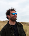 Fitzroy Slate Sunglasses Blue Mirror Made Of Traceable Marine Plastic™