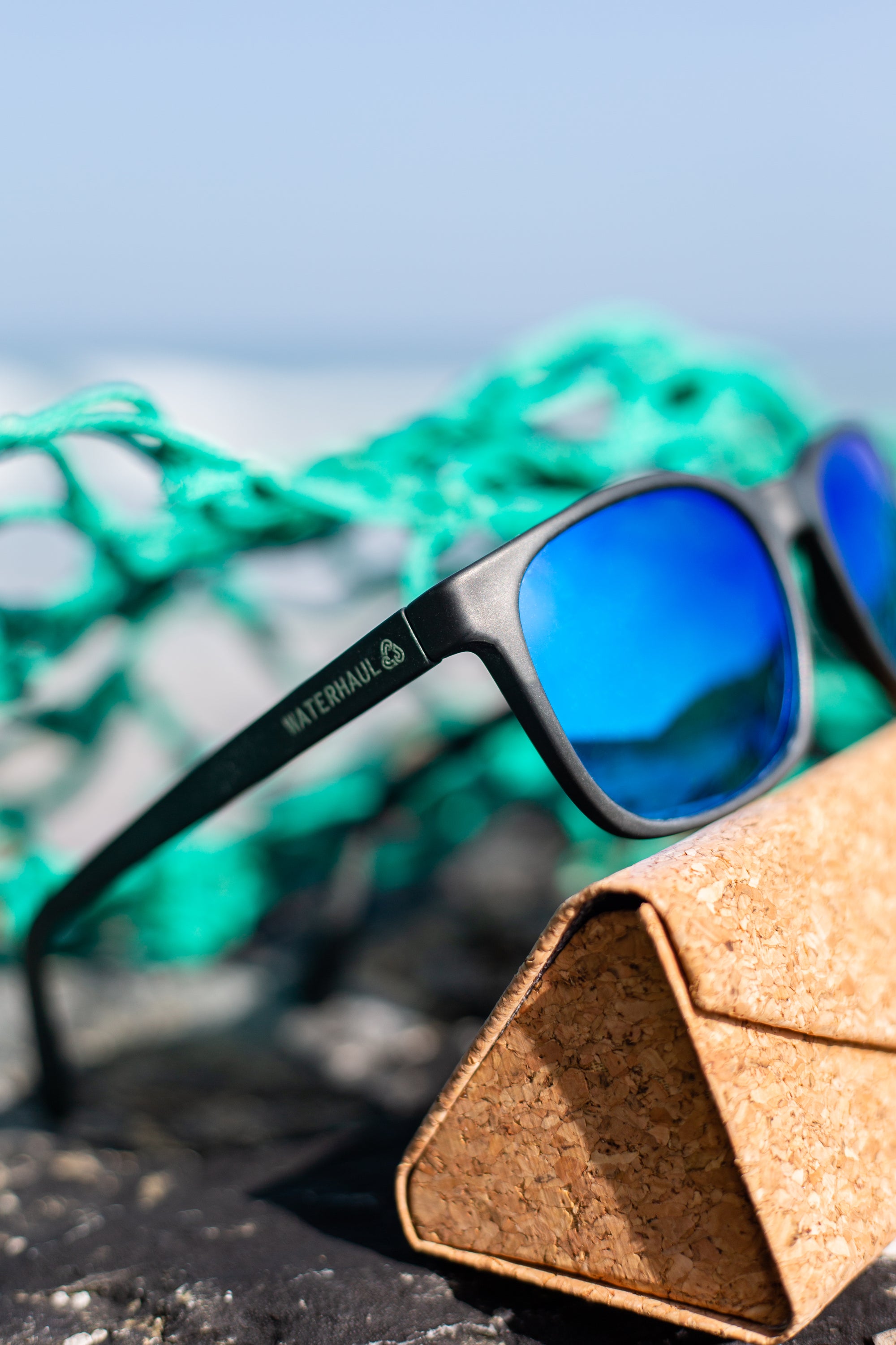 Fitzroy Slate Sunglasses Blue Mirror Made Of Traceable Marine Plastic™