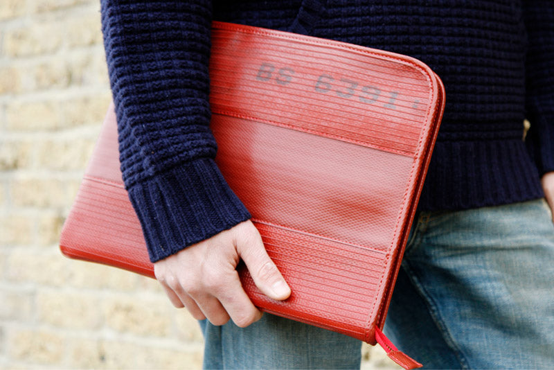 Folio and Laptop Case Made Of Fire Hose