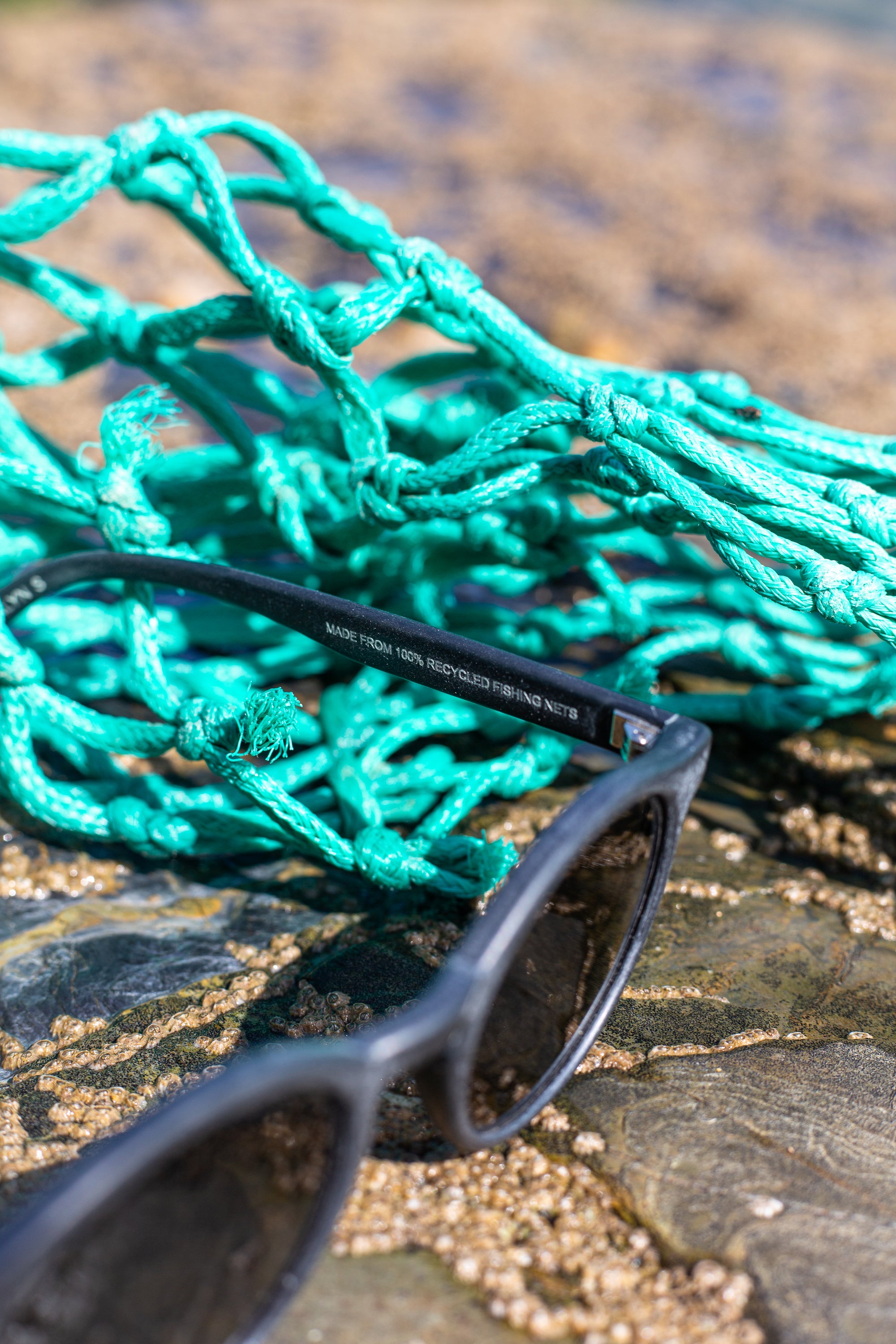 Harlyn Slate Round Sunglasses Made Of Traceable Marine Plastic™