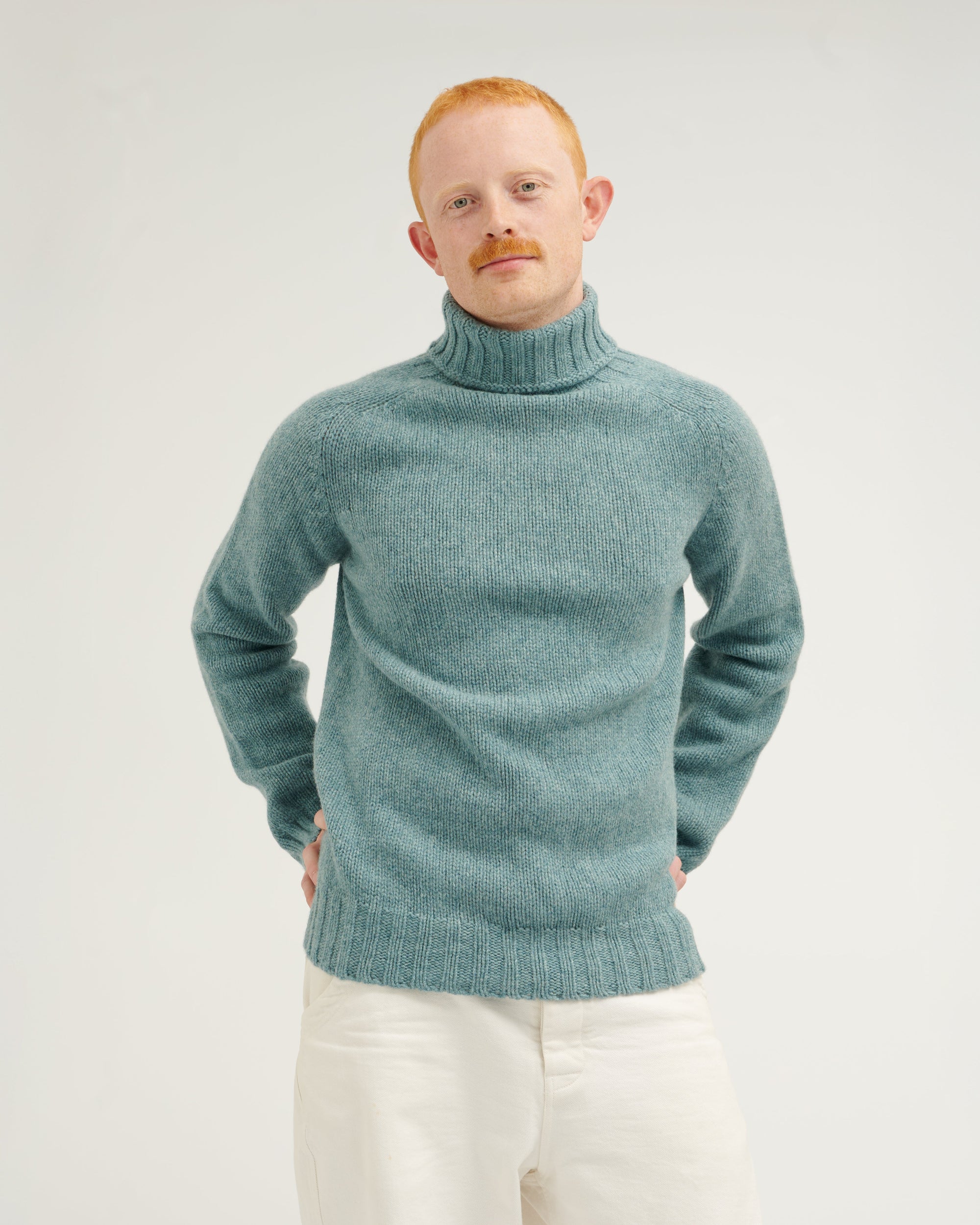 Chunky Lambswool Roll Neck Made Of Merino Wool