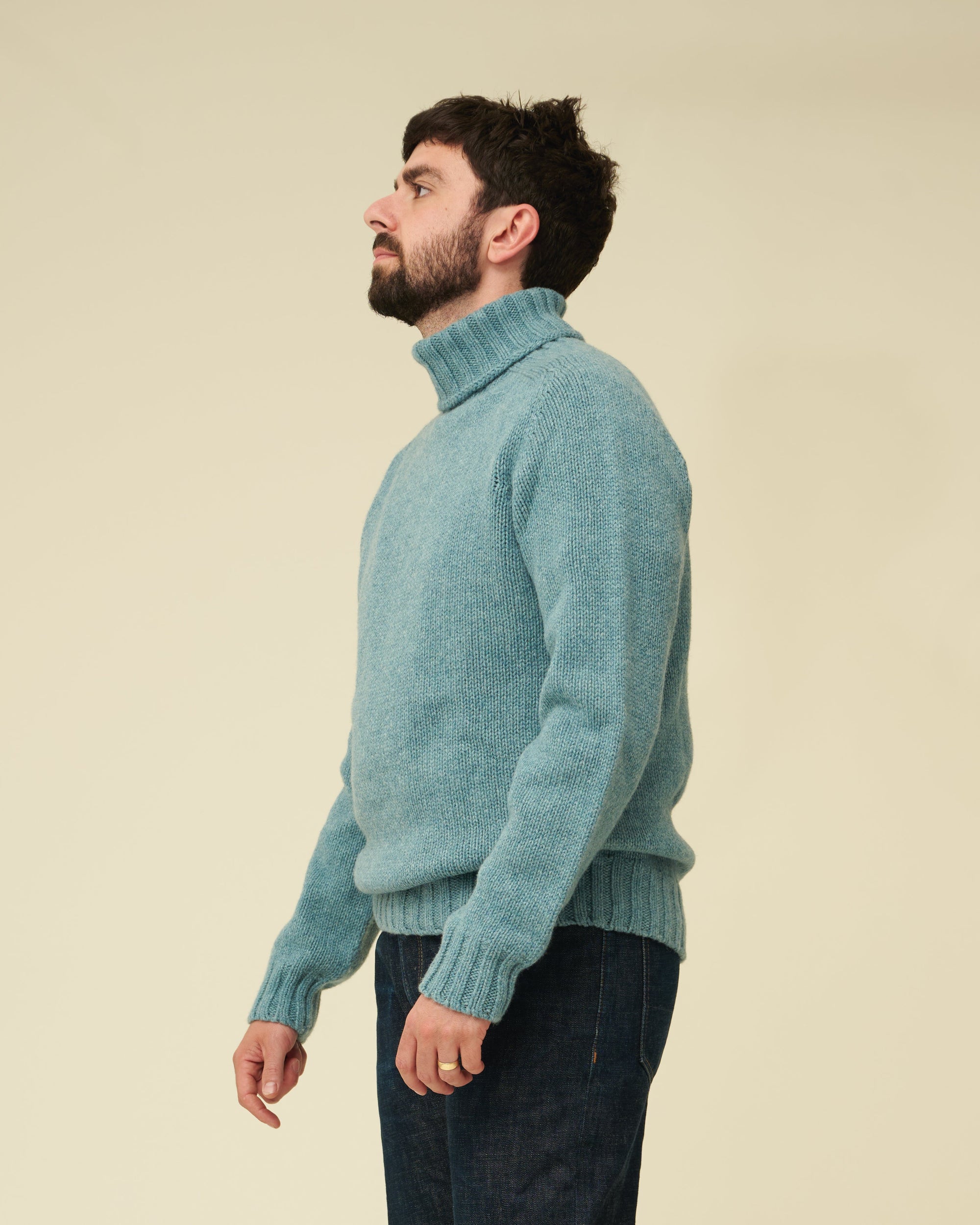 Chunky Lambswool Roll Neck Made Of Merino Wool