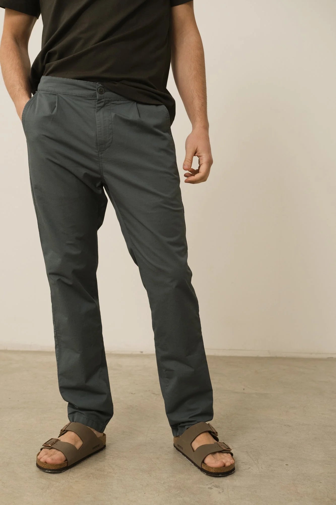 Herman Casual Chino Pants Made of Linen Blend