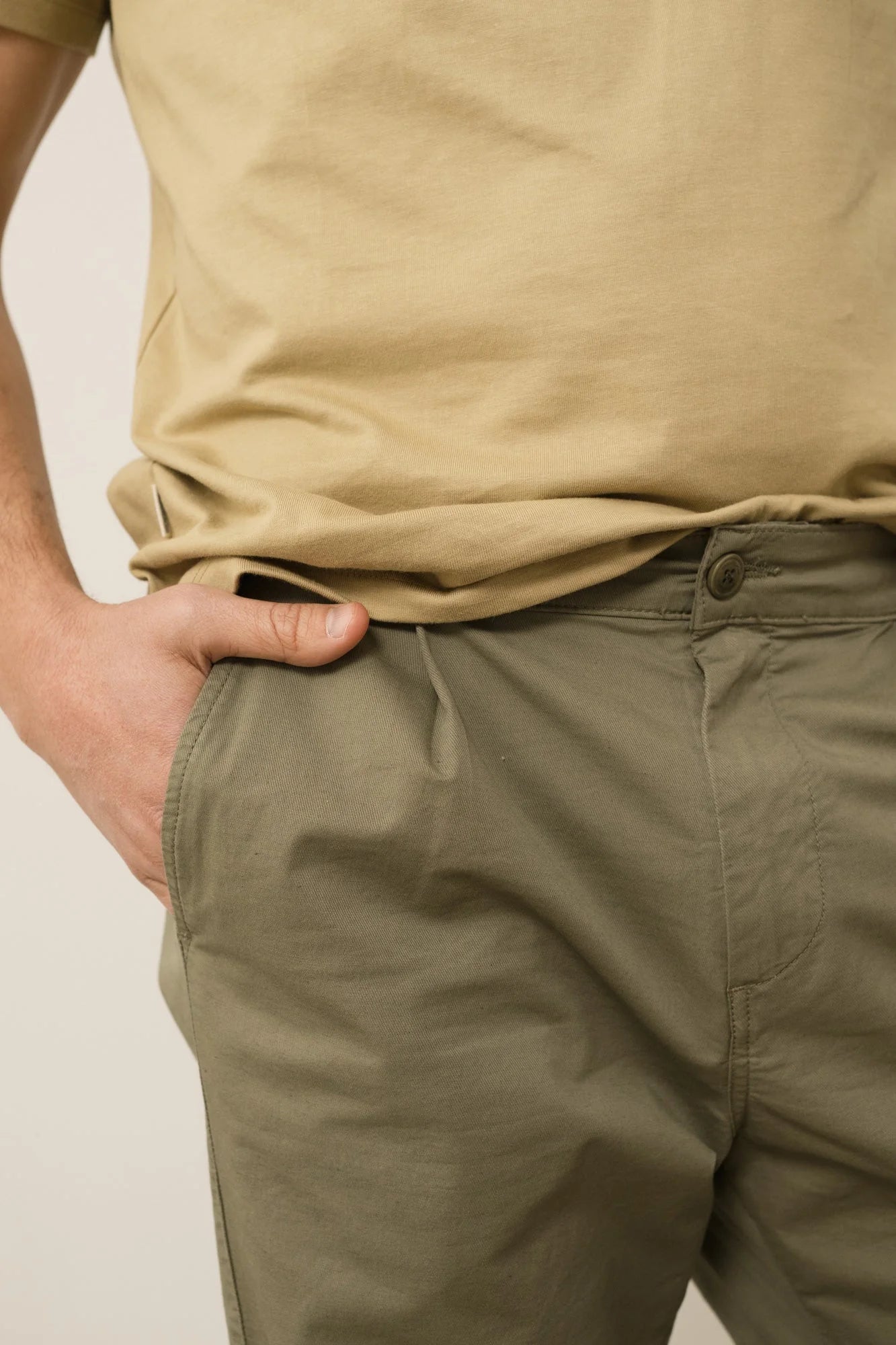 Herman Casual Chino Pants Made of Linen Blend