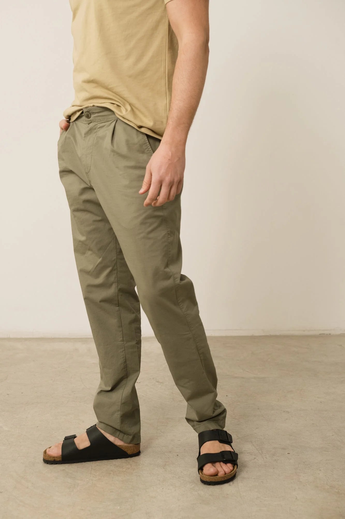 Herman Casual Chino Pants Made of Linen Blend
