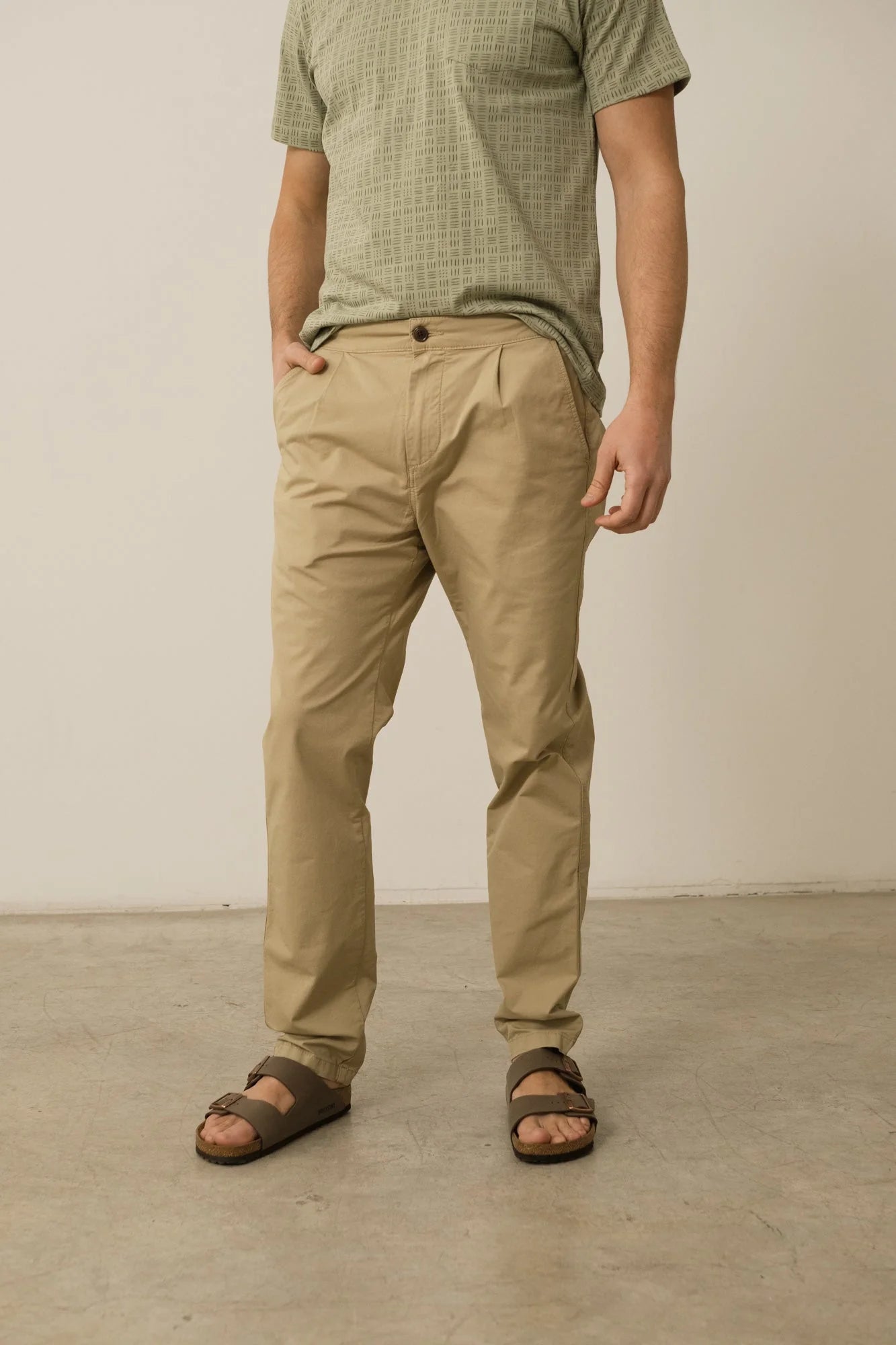 Herman Casual Chino Pants Made of Linen Blend