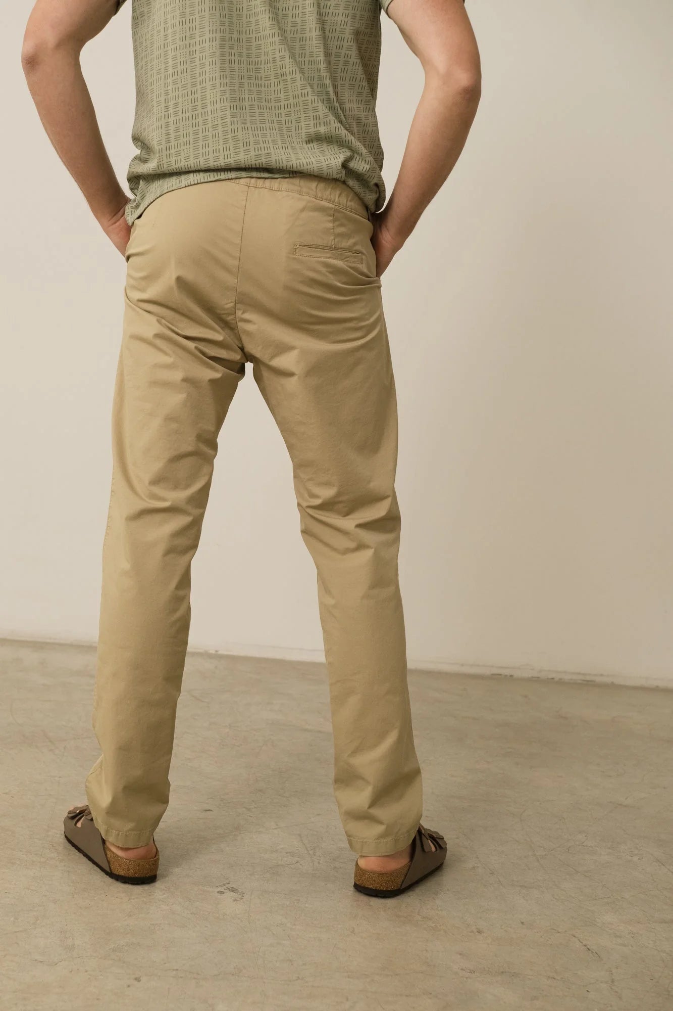 Herman Casual Chino Pants Made of Linen Blend