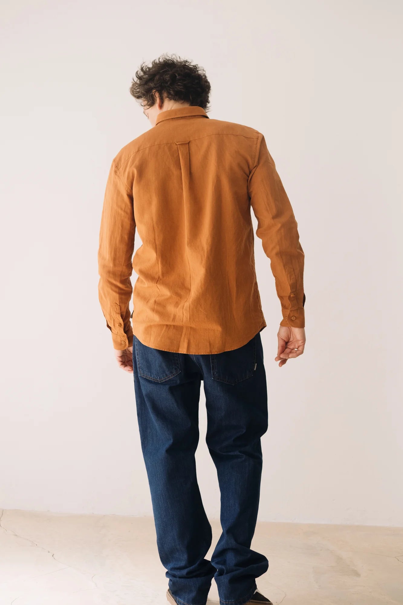 Hugo Poplin Shirt Made Of Linen and Organic Cotton