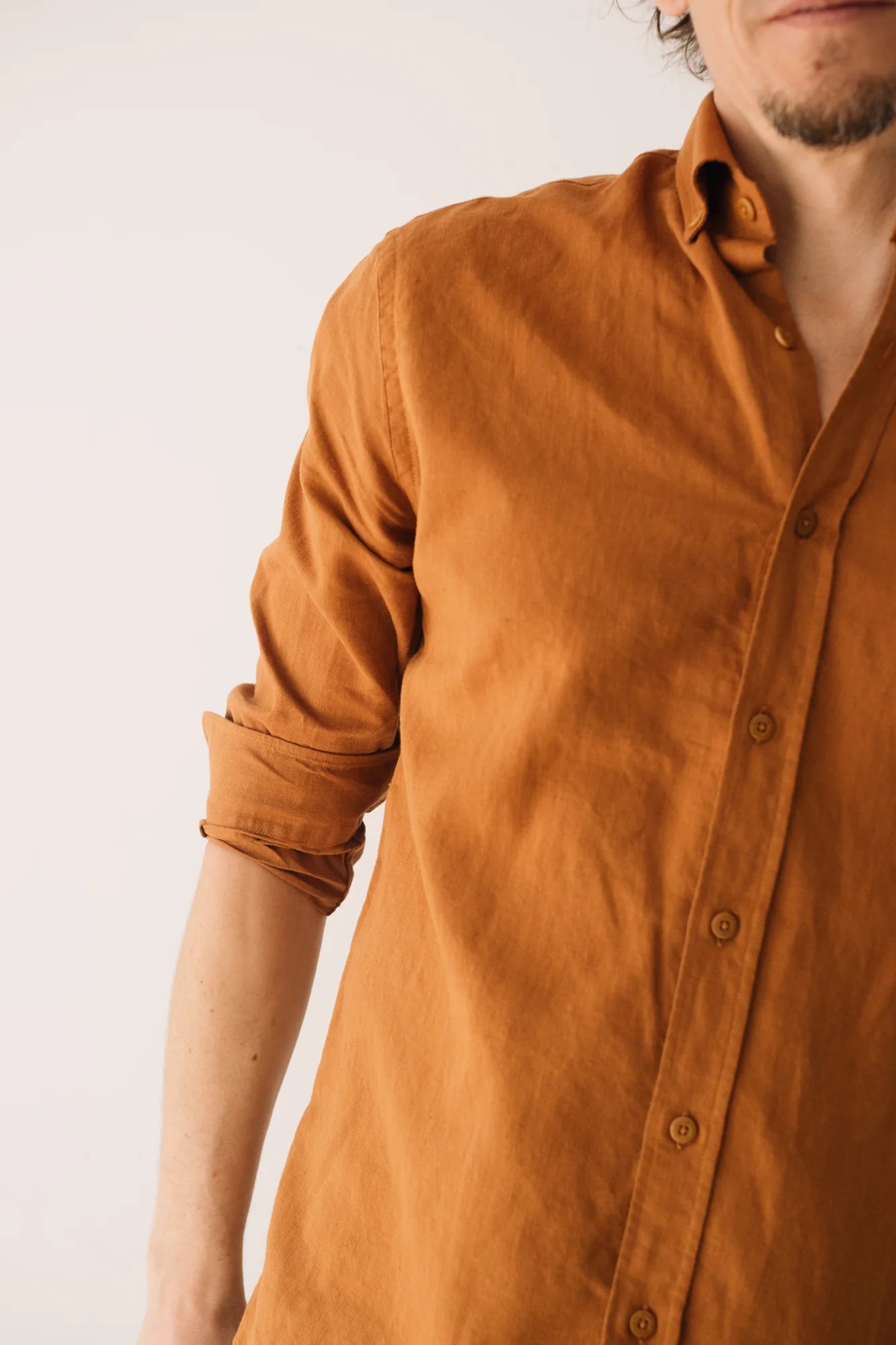 Hugo Poplin Shirt Made Of Linen and Organic Cotton