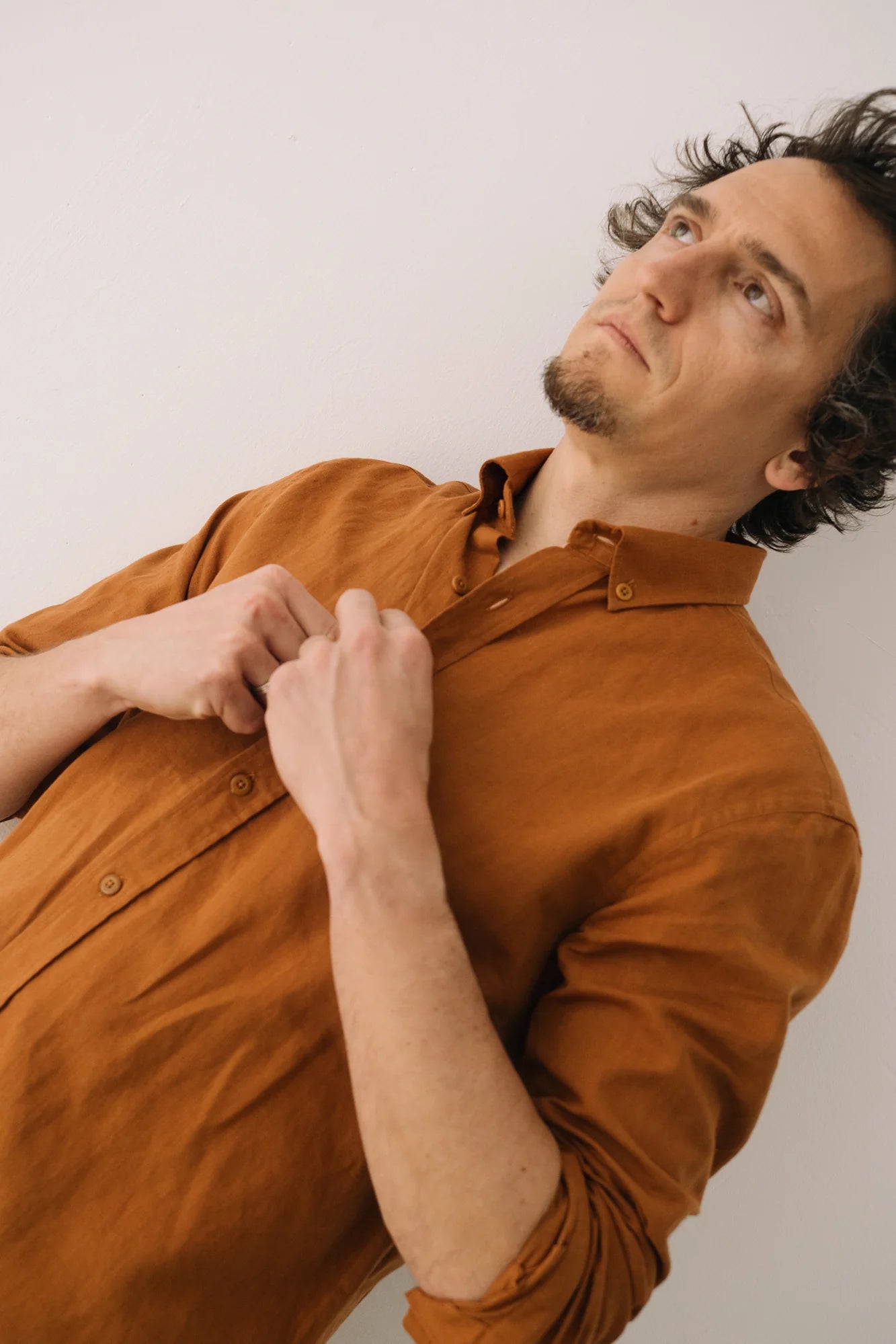 Hugo Poplin Shirt Made Of Linen and Organic Cotton