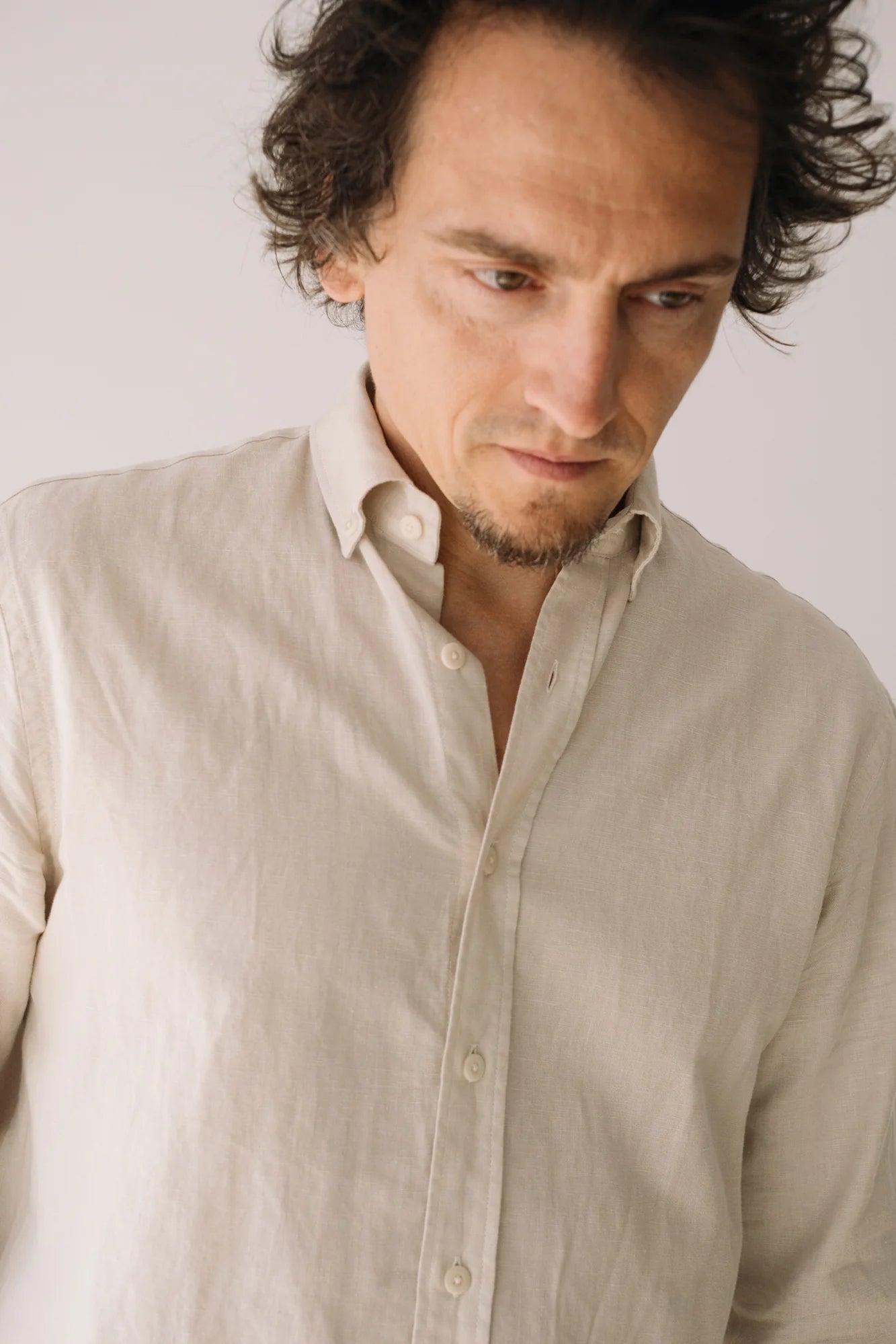 Hugo Poplin Shirt Made Of Linen and Organic Cotton