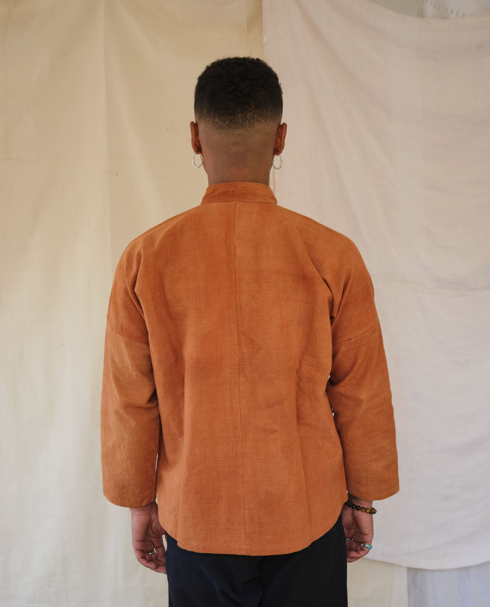 Daily Jacket Made Of Yam Dyed Cotton