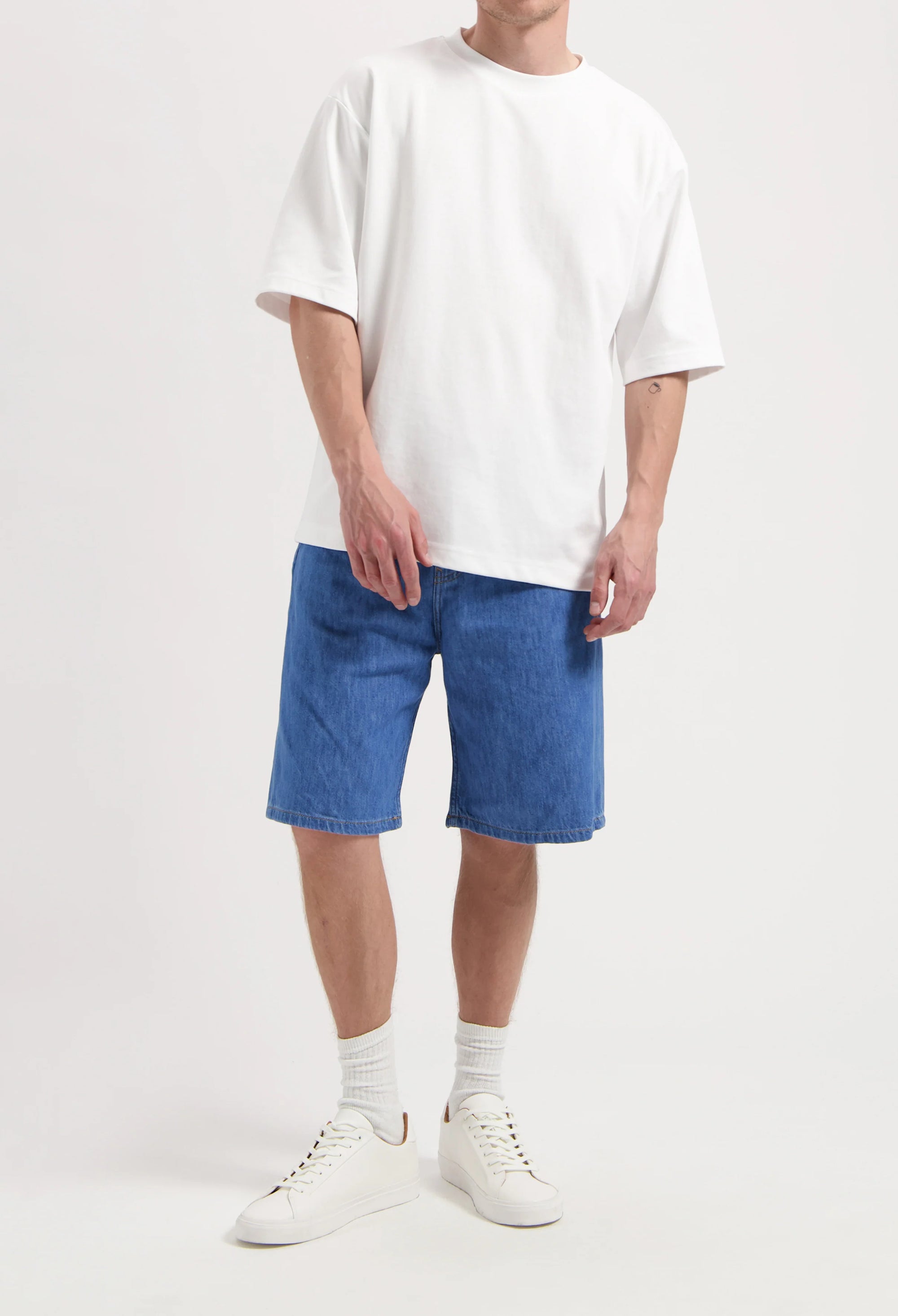 James Denim Short Made Of Recycled And Organic Cotton Mix