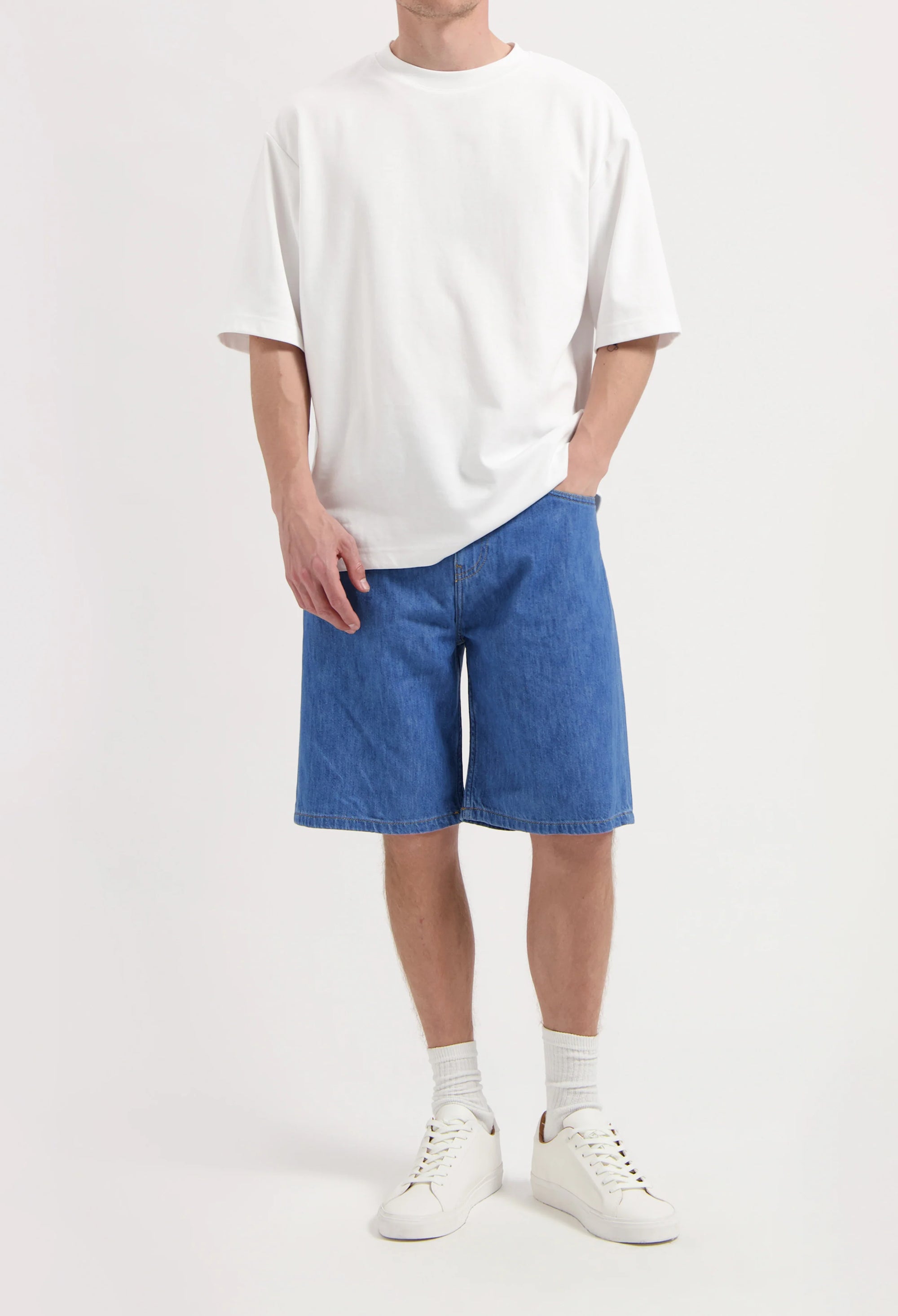 James Denim Short Made Of Recycled And Organic Cotton Mix
