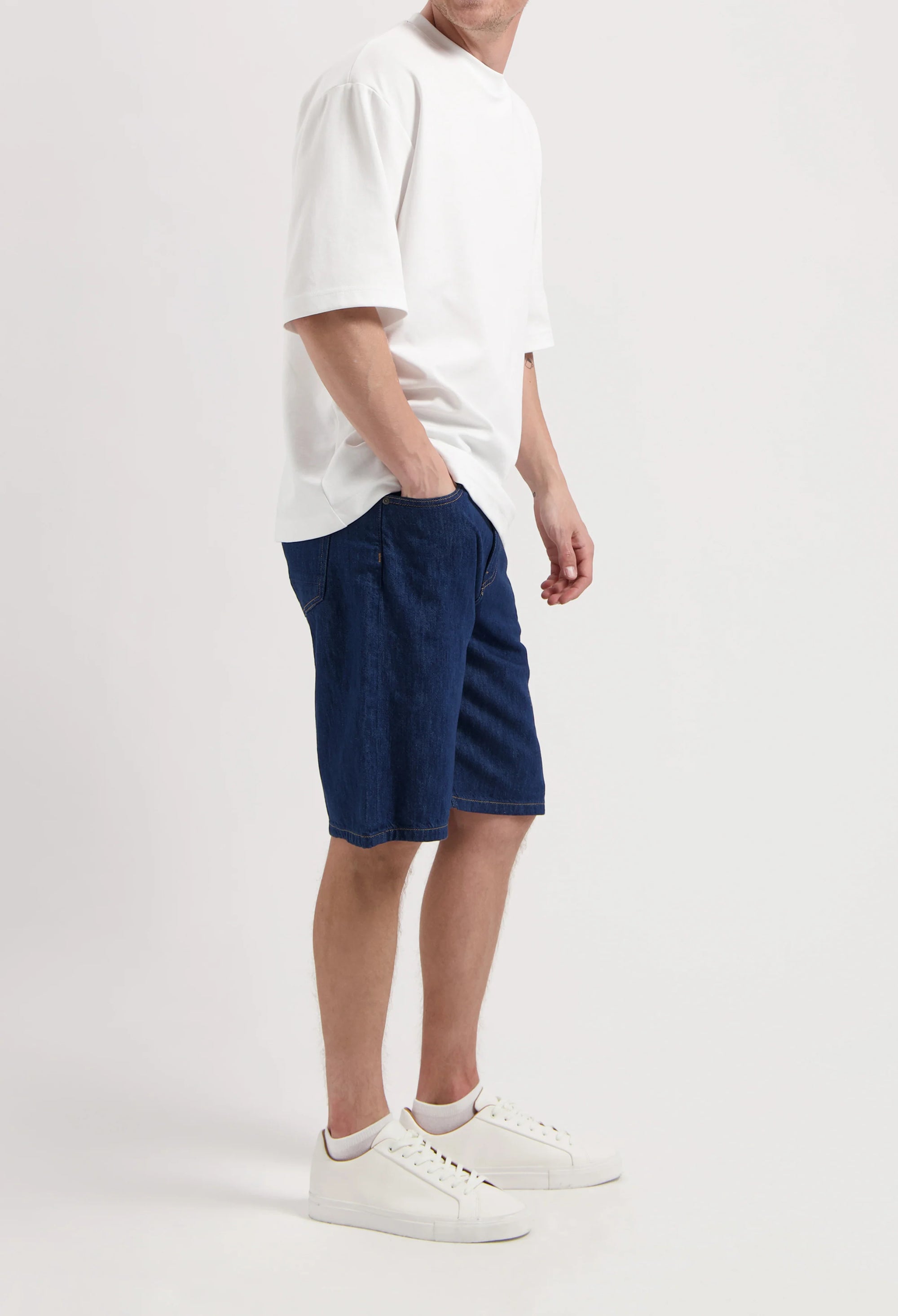 James Denim Short Made Of Recycled And Organic Cotton Mix