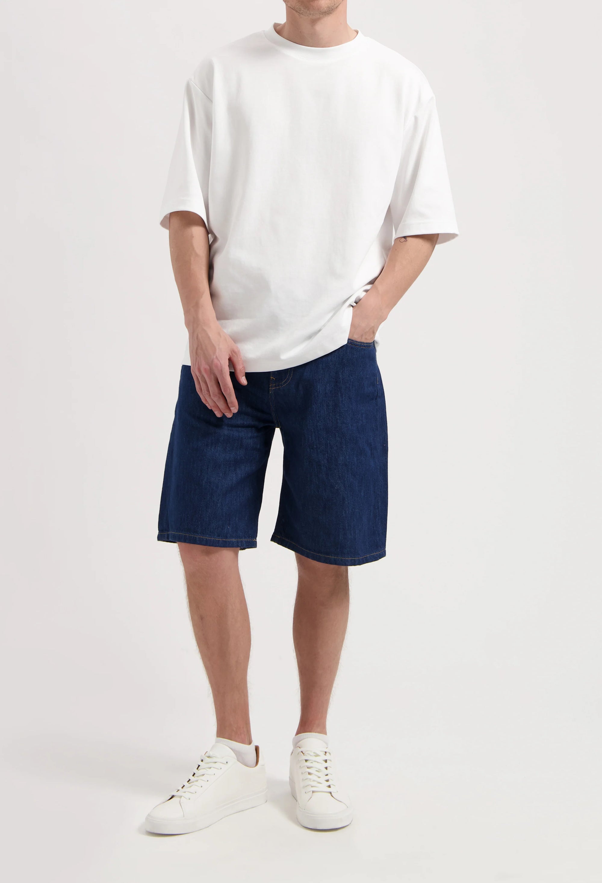 James Denim Short Made Of Recycled And Organic Cotton Mix