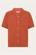 Structure Short Sleeve Shirt Made Of Organic Cotton