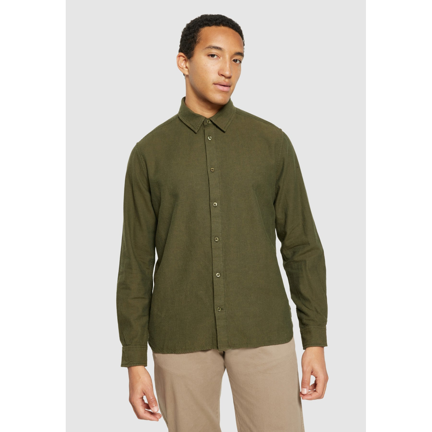 Heavy Twill Flannel Shirt Made Of Organic Cotton