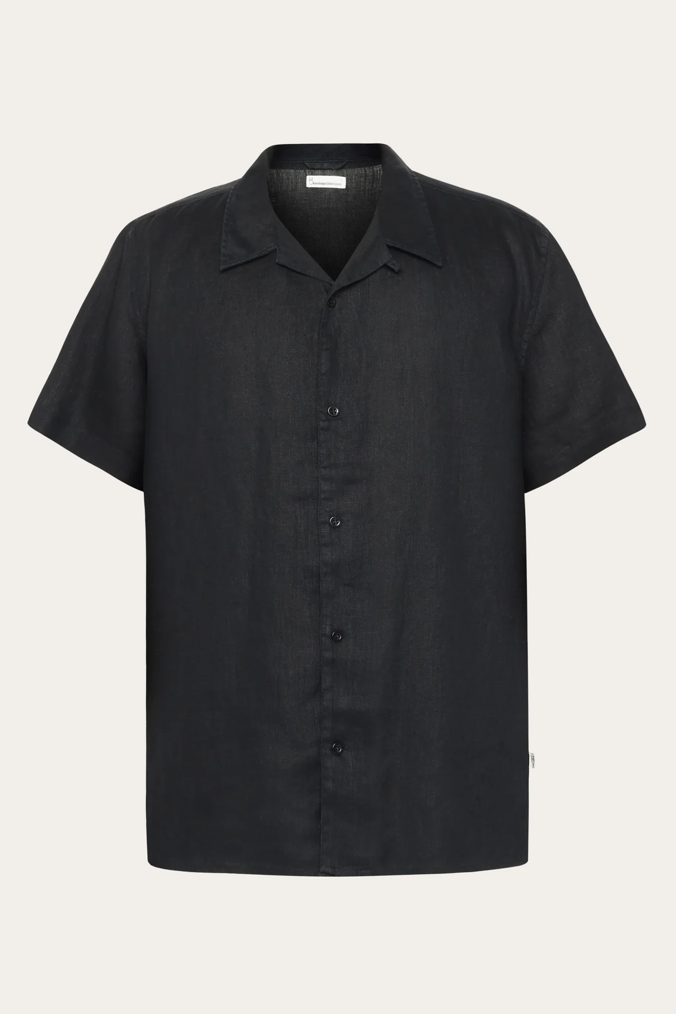 Box Fit Short Sleeved Shirt Made Of Organic Linen