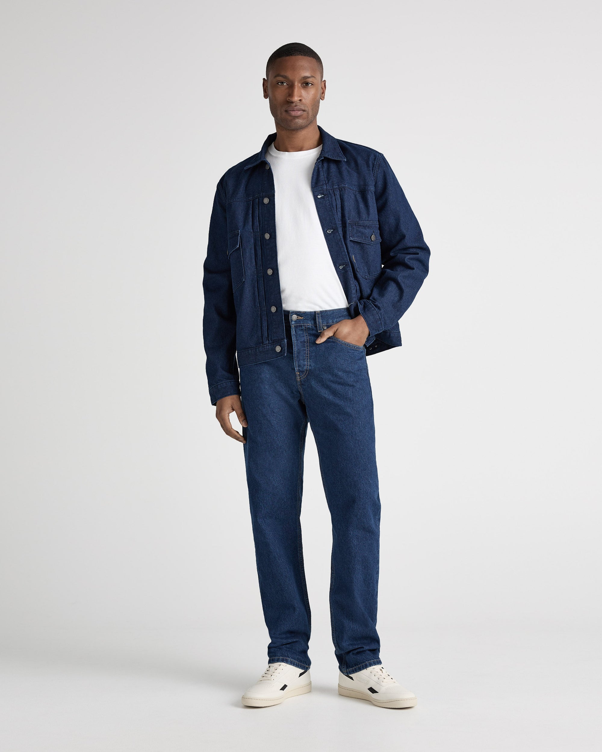 John Mid Straight Made Of Recycled And Organic Cotton Mix