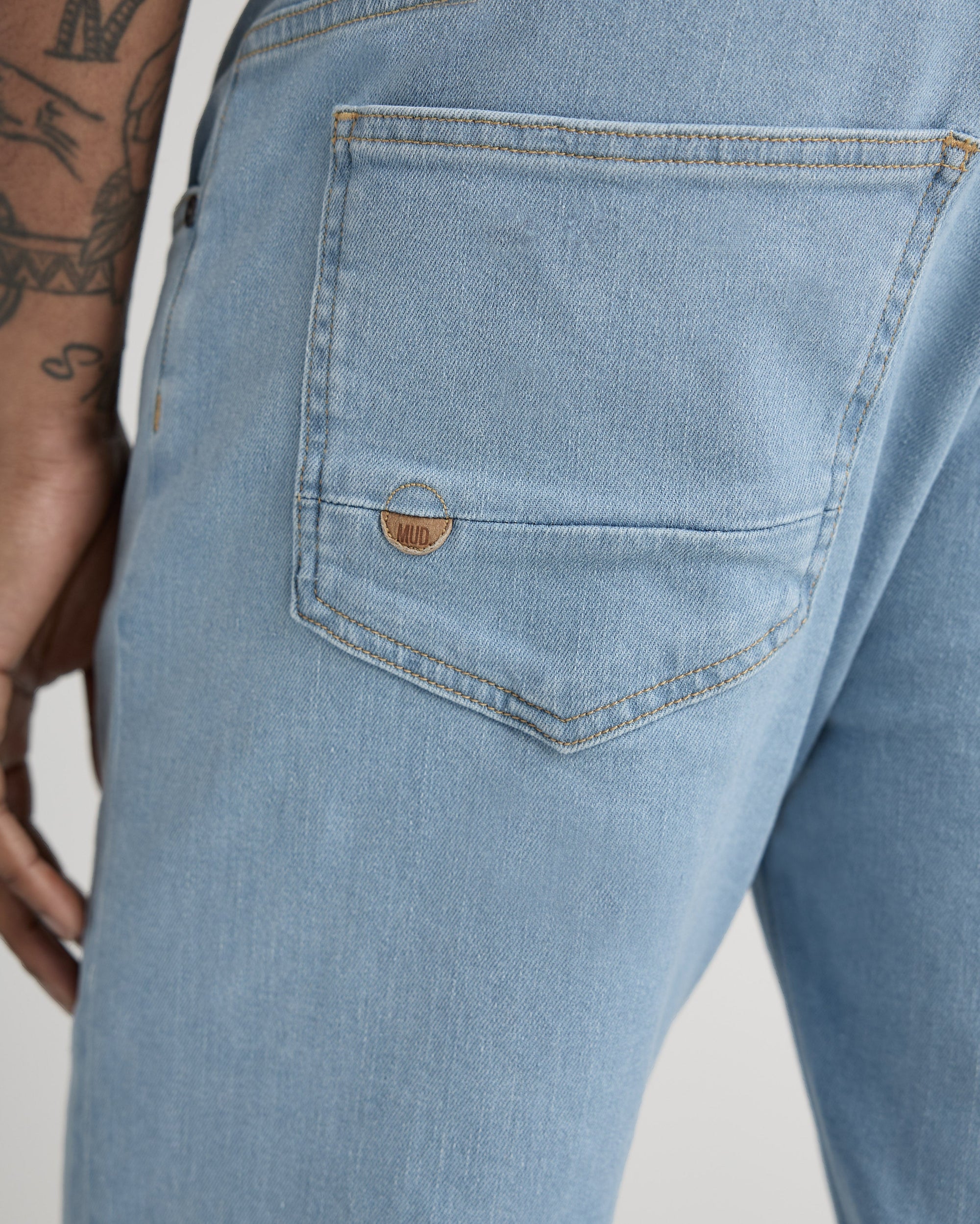 Dunn Low Tapered Made Of Recycled And Organic Cotton Mix