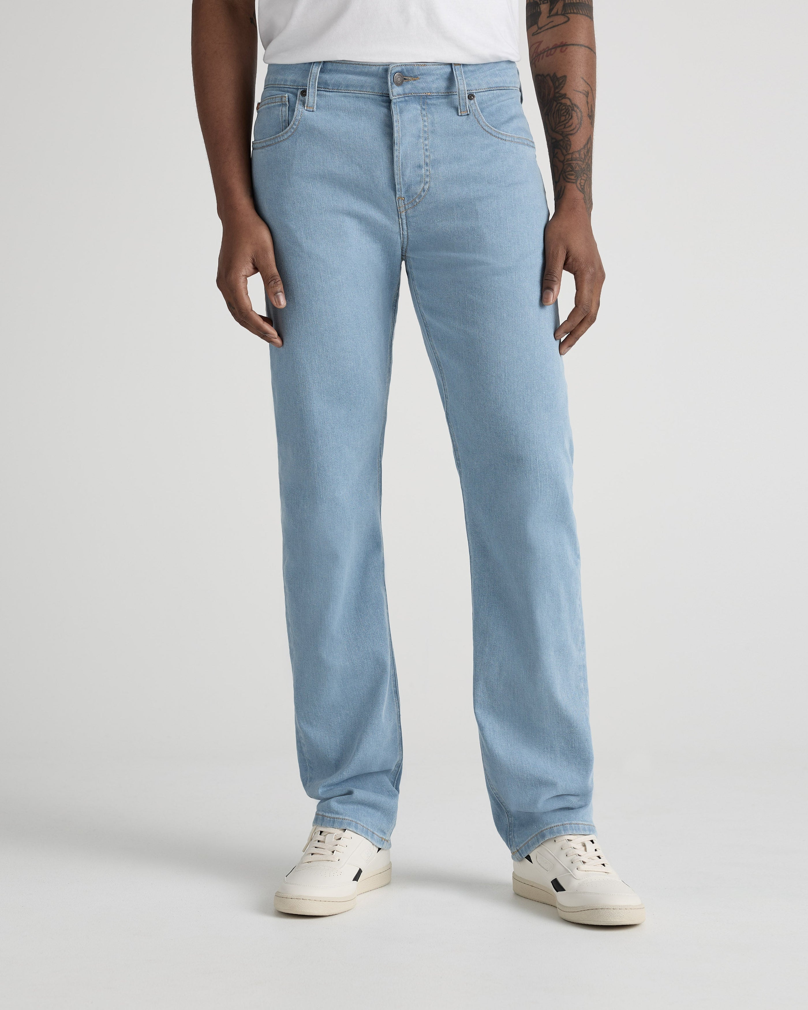 New Mudjeans Bryce Mid Straight Light Grey