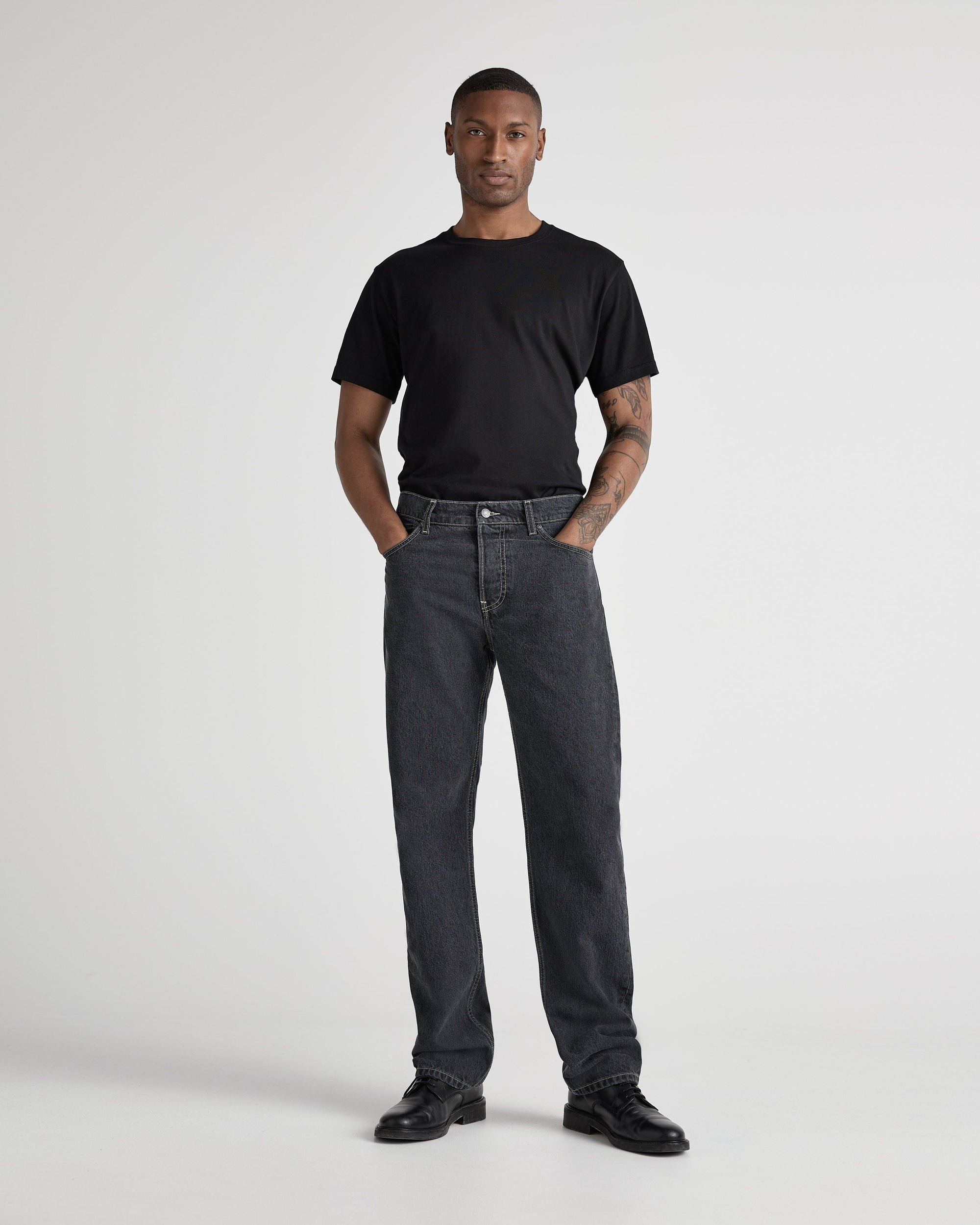 John Mid Straight Made Of Recycled And Organic Cotton Mix