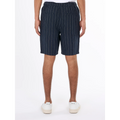 Load image into Gallery viewer, Knowledge Cotton Apparel FIG Loose Striped Linen Shorts
