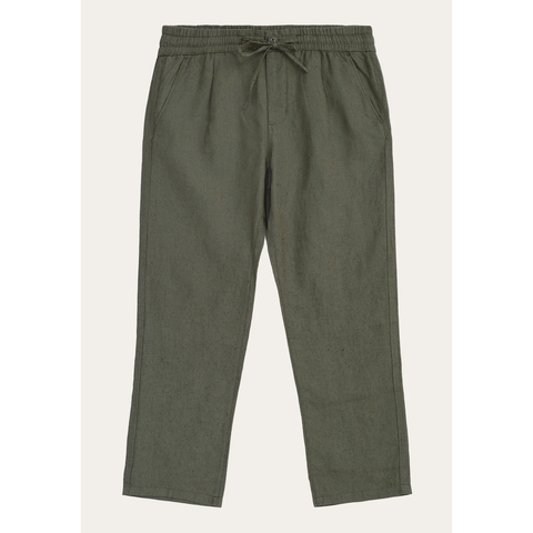 Knowledge Cotton Apparel Loose Linen Trousers