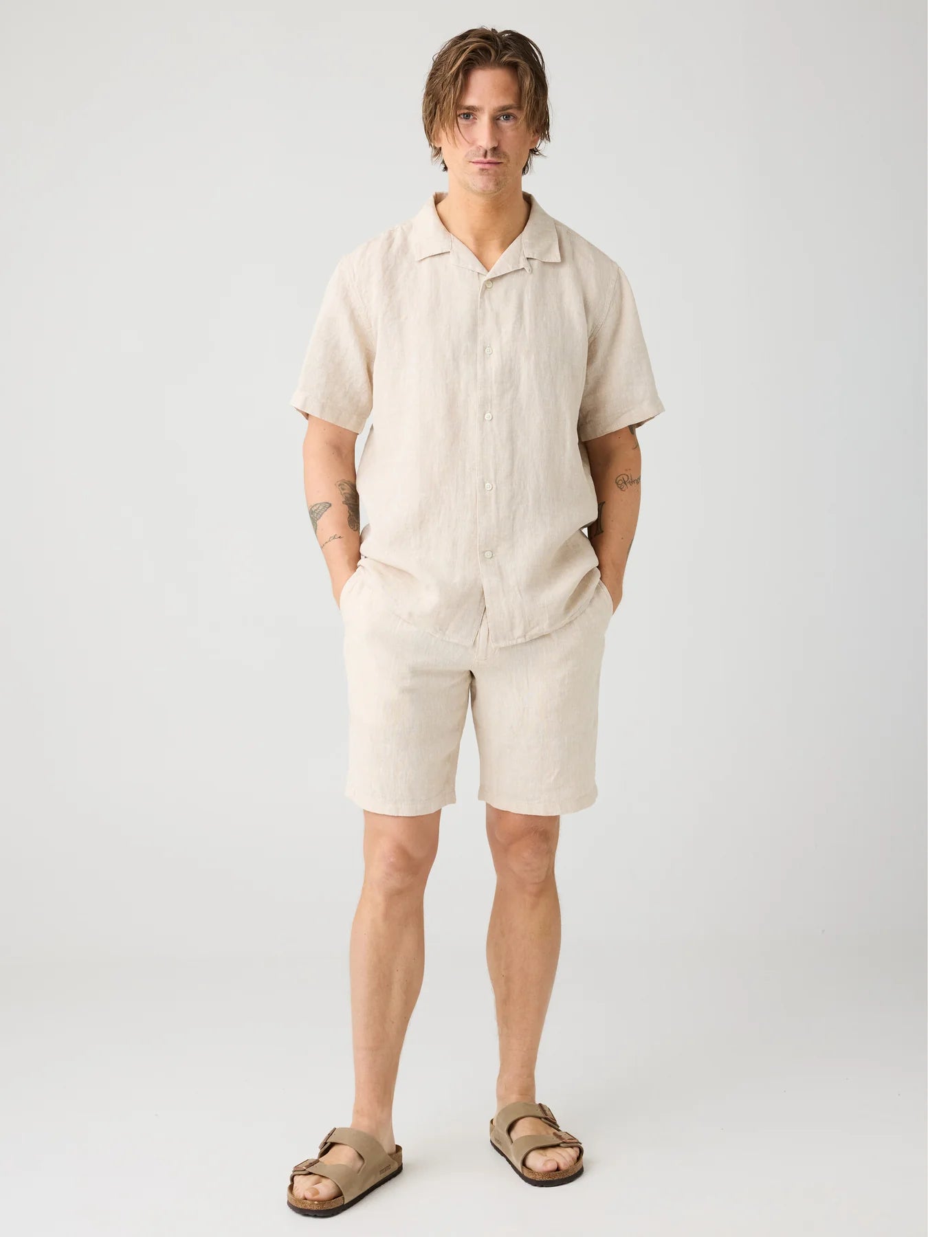 Loose Linen Shorts Made Of Organic linen