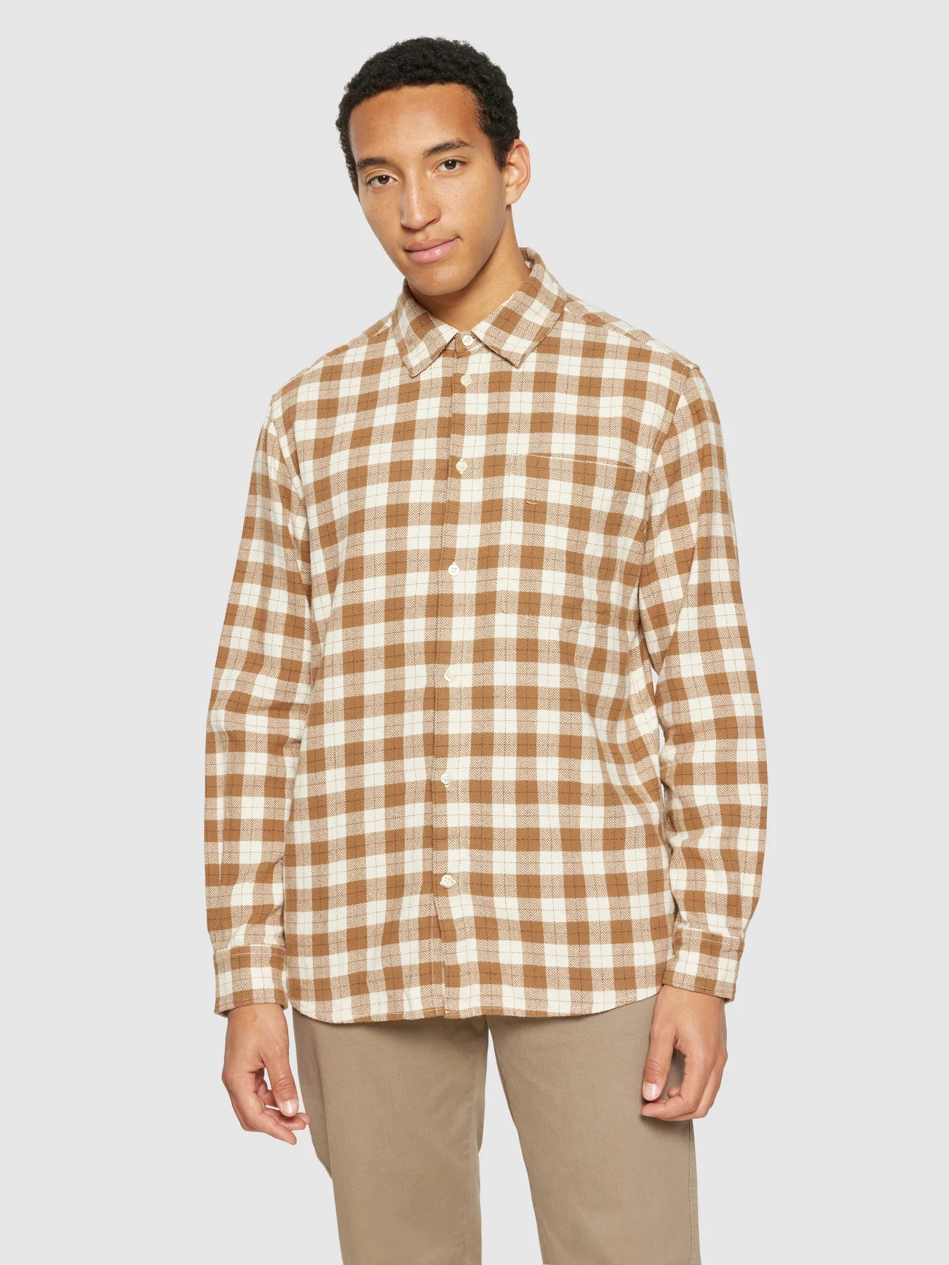 Loose Fit Checkered Shirt Made Of Organic Cotton