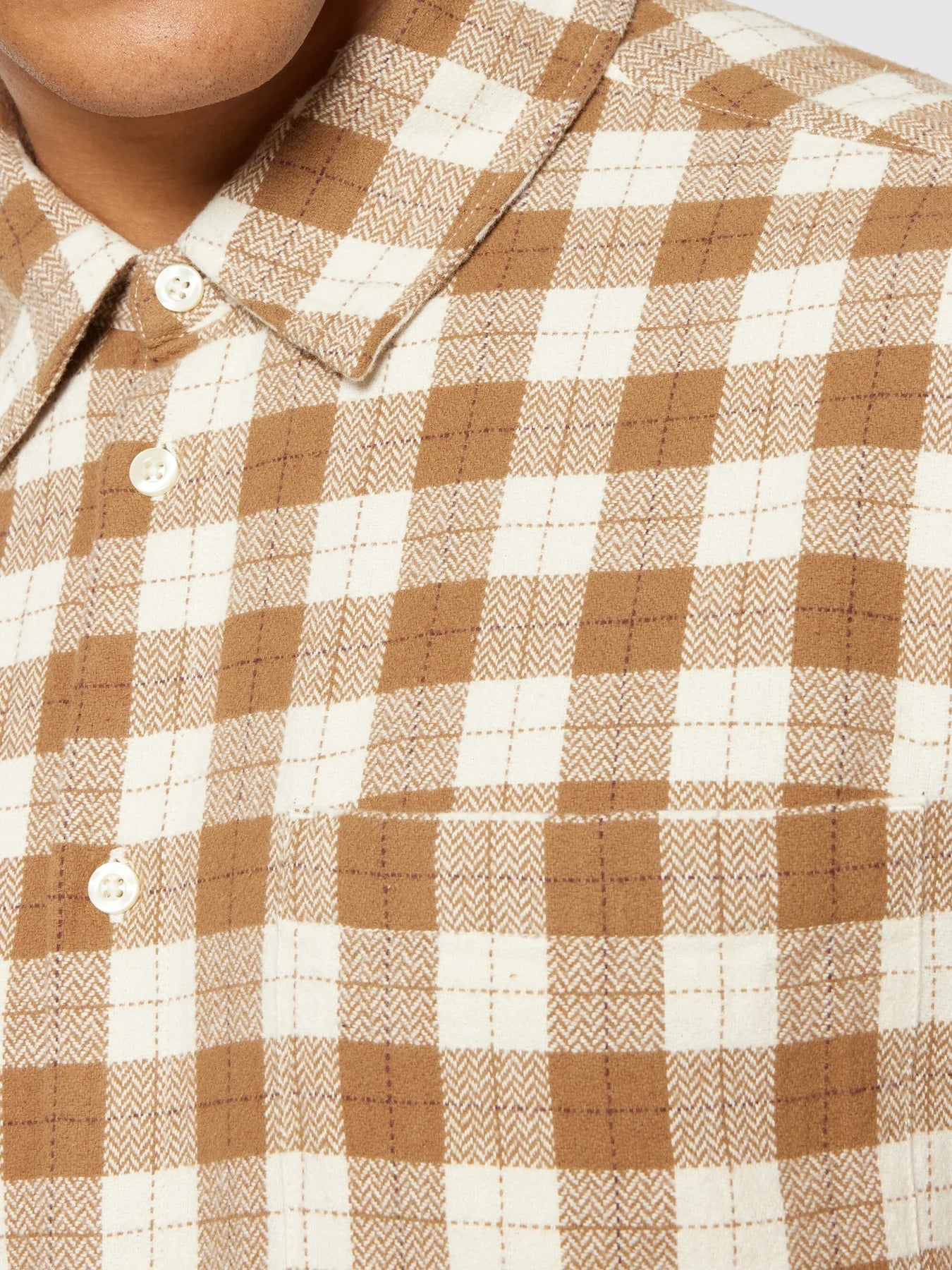 Loose Fit Checkered Shirt Made Of Organic Cotton