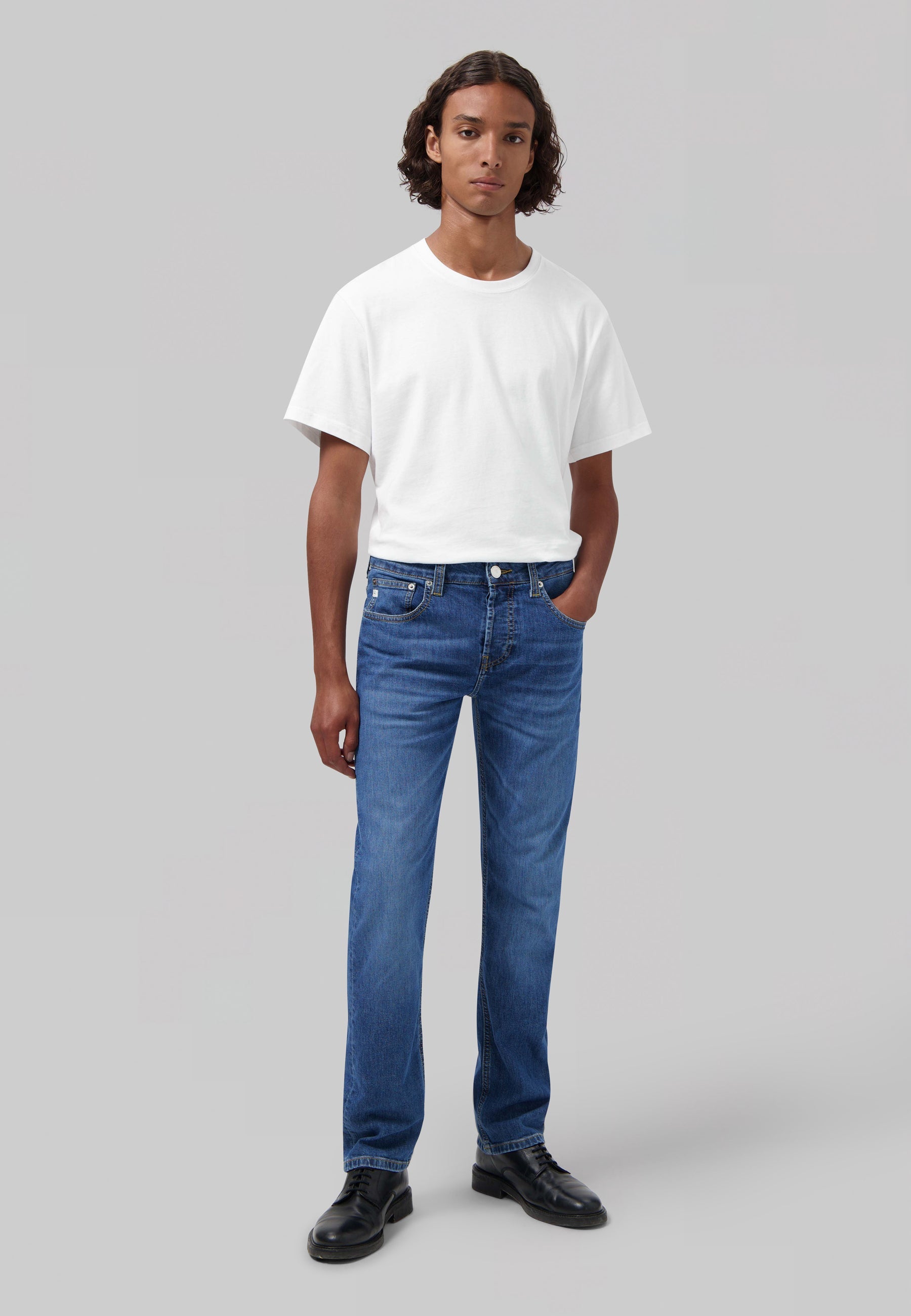 Bryce Mid Straight Made Of Recycled And Organic Cotton Mix