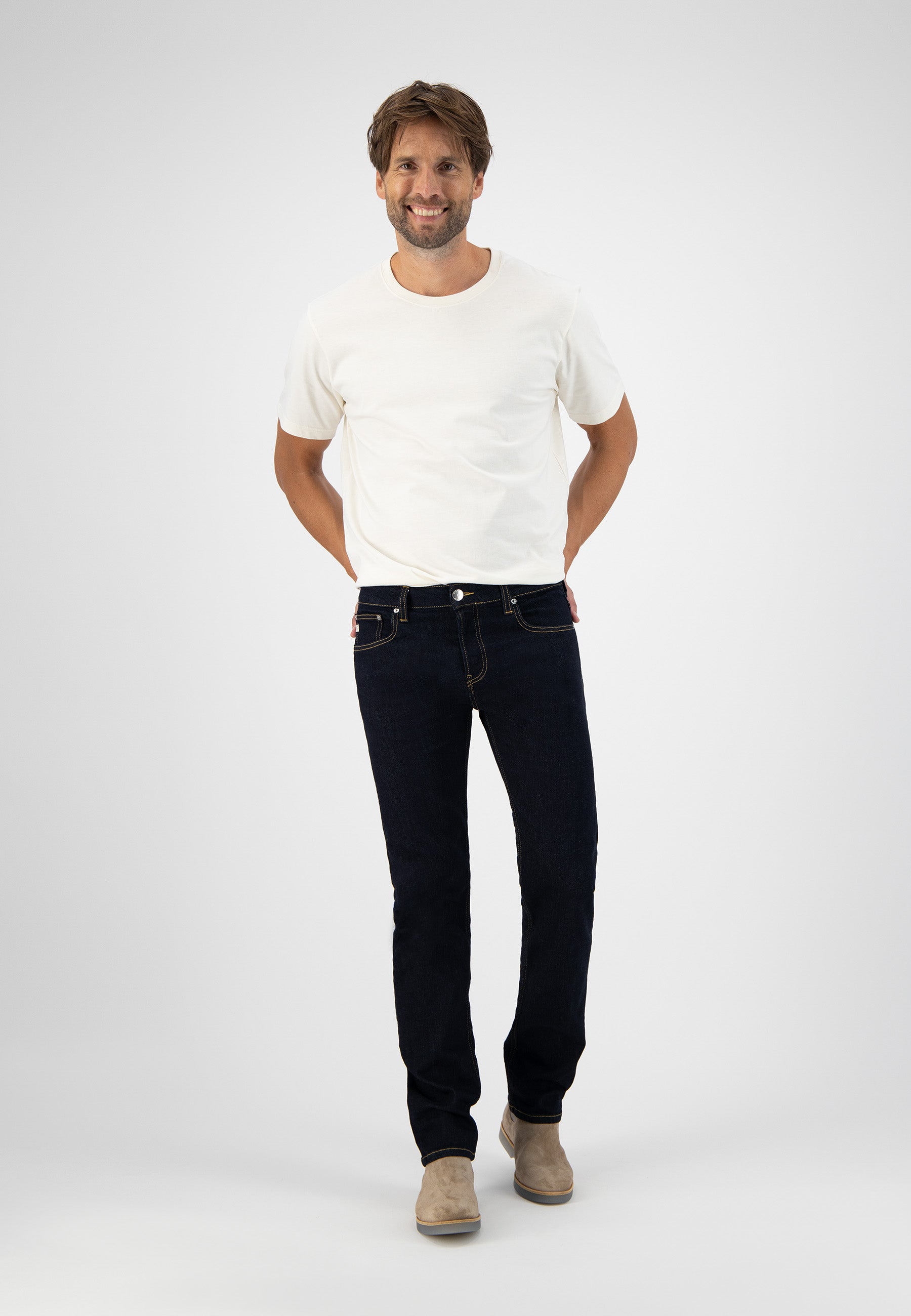 Bryce Mid Straight Made Of Recycled And Organic Cotton Mix