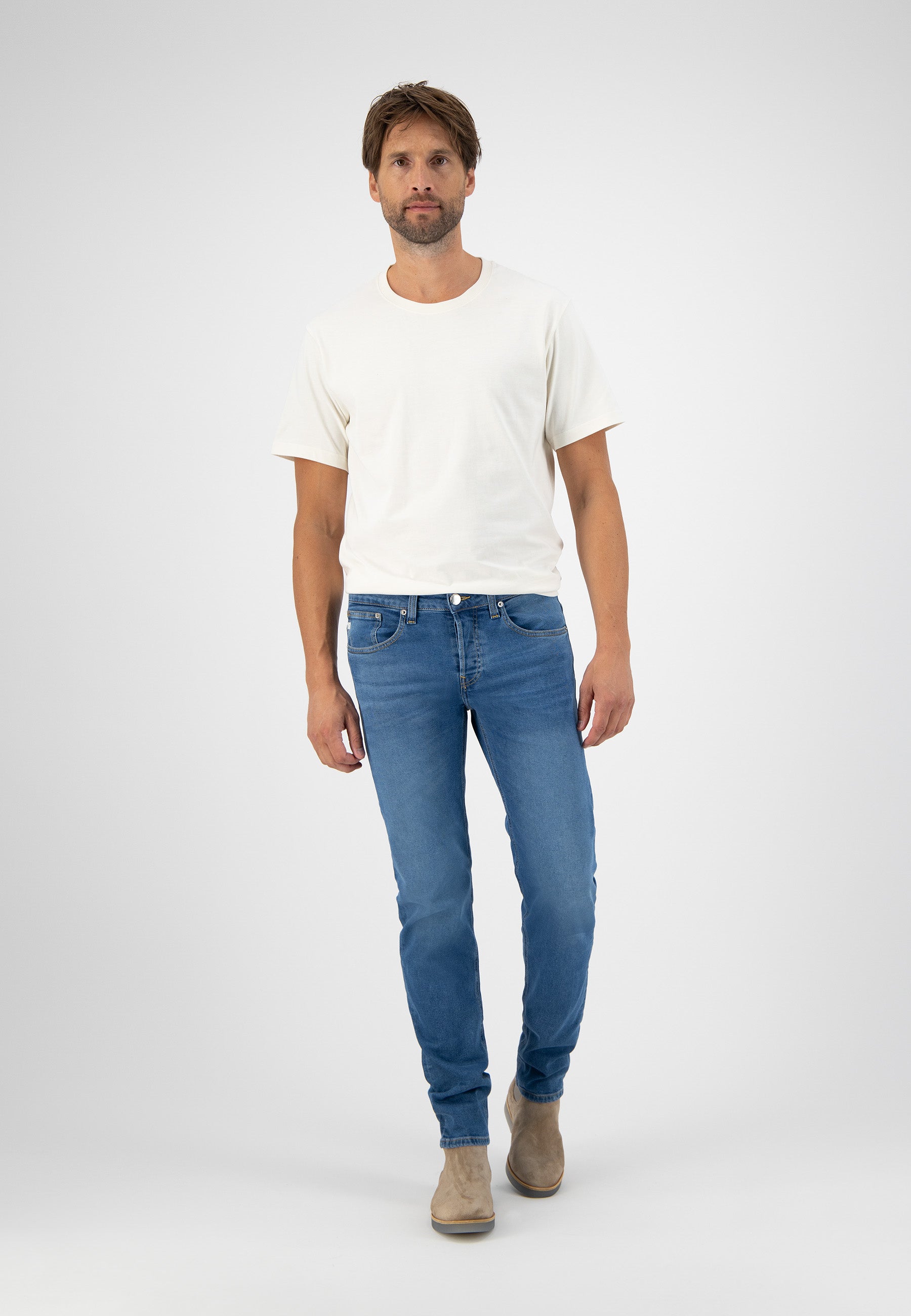 Dunn Low Tapered Made Of Recycled And Organic Cotton Mix