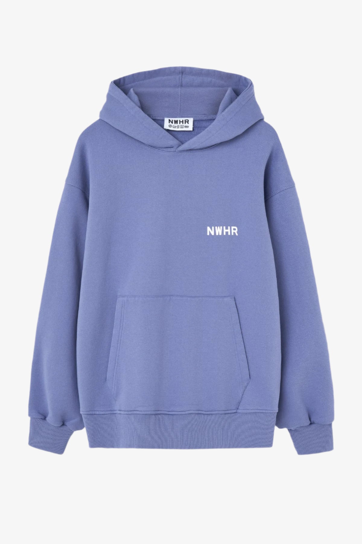 Lilac Washed Hoodie Made Of Organic Cotton