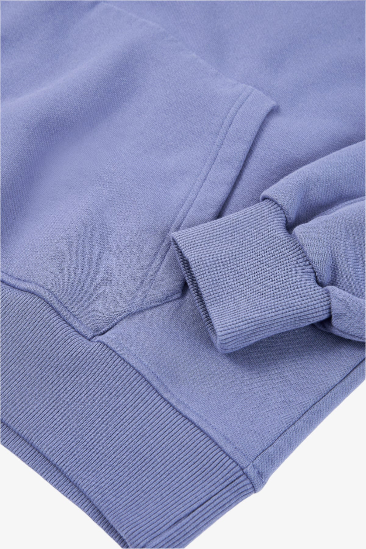 Lilac Washed Hoodie Made Of Organic Cotton
