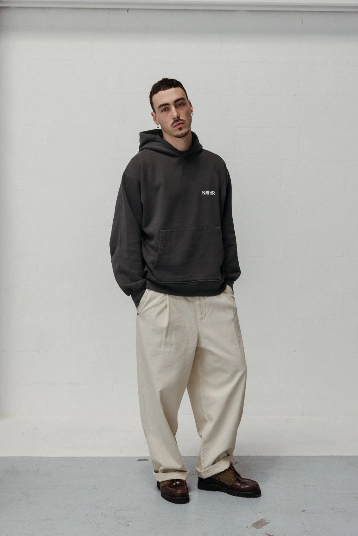 Lilac Washed Hoodie Made Of Organic Cotton