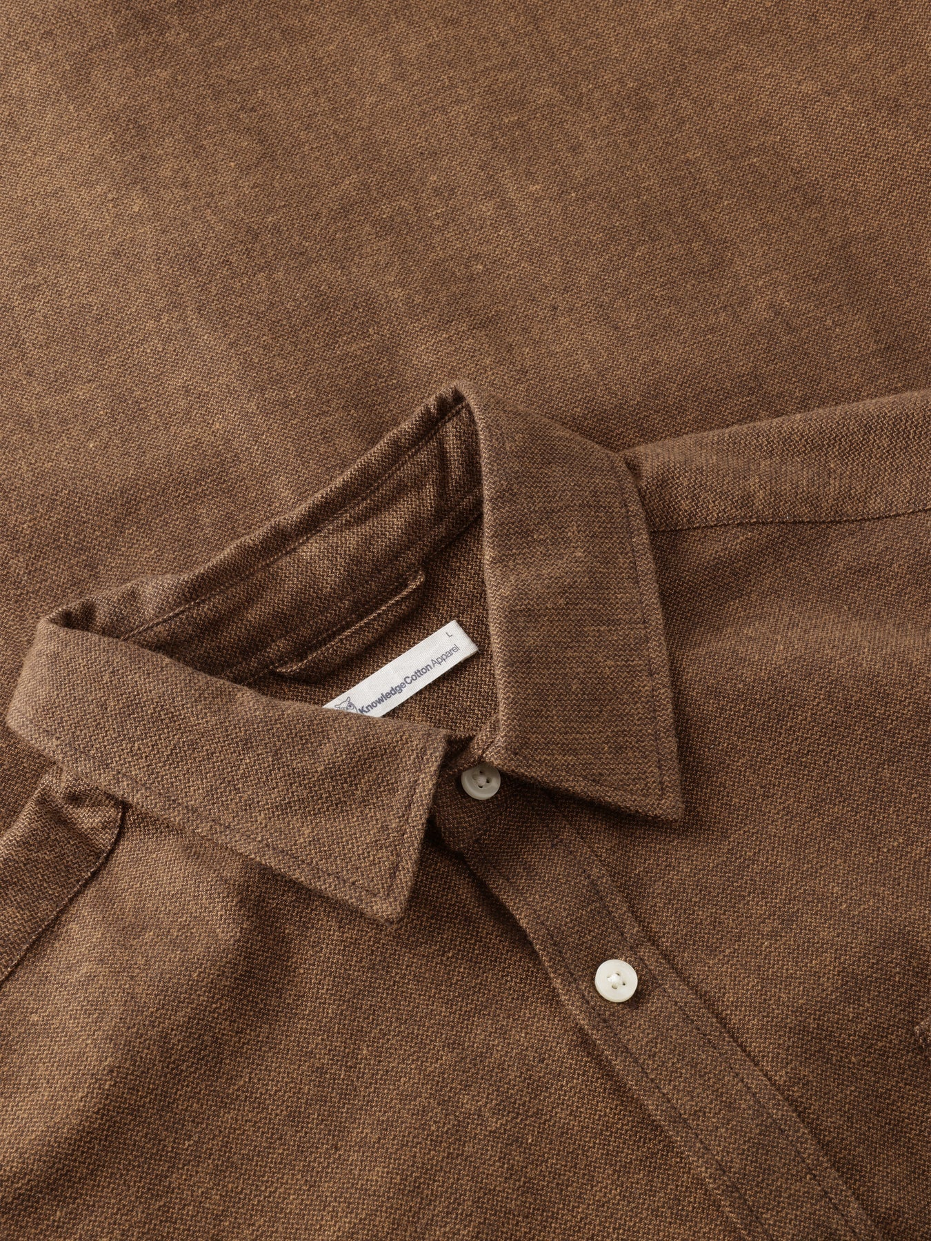 Fishbone Flannel Shirt Made Of Organic Cotton