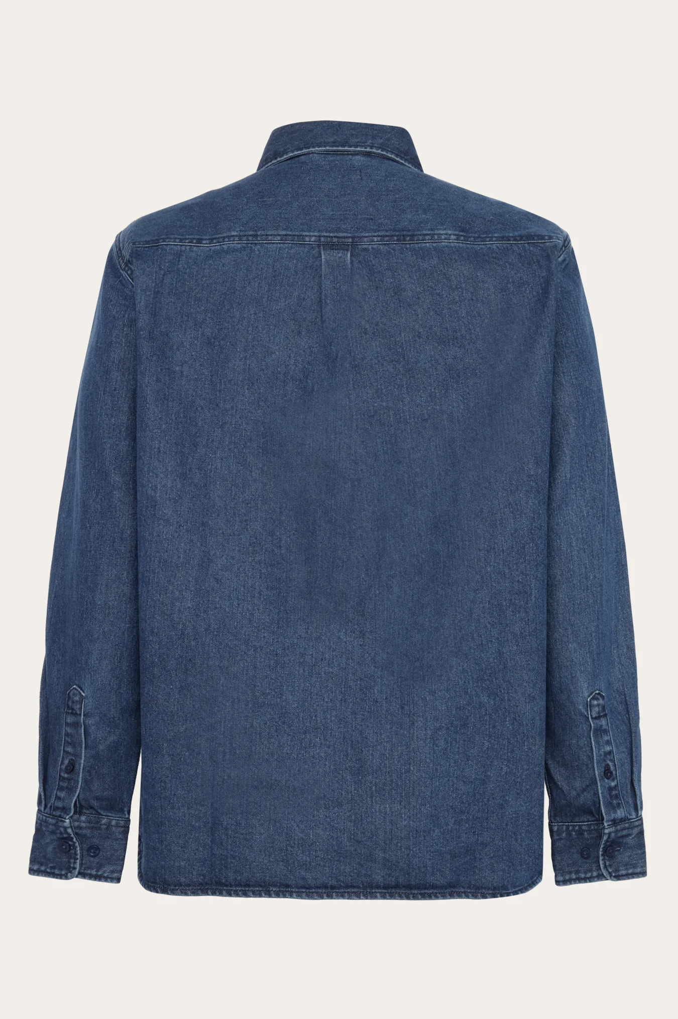 Natural Indigo Denim Shirt Made Of Organic Cotton