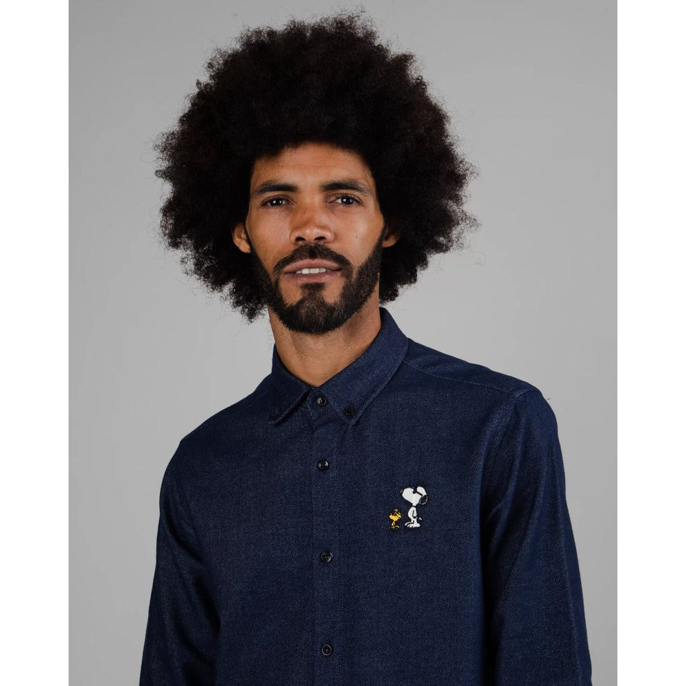 Brava Fabrics Snoopy & Woodstock Flannel Shirt