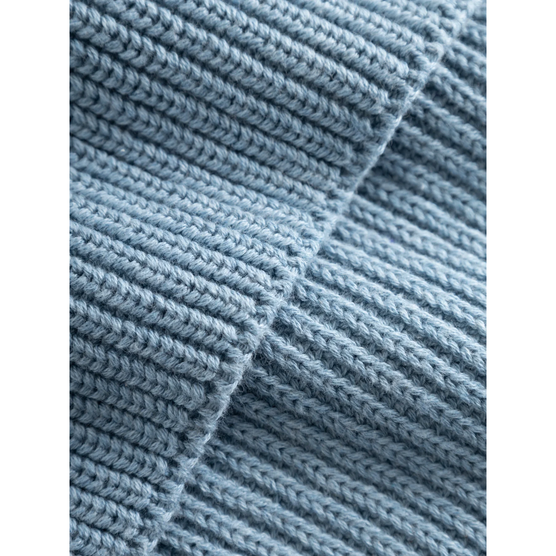 Knowledge Cotton Apparel Rib Knit Scarf