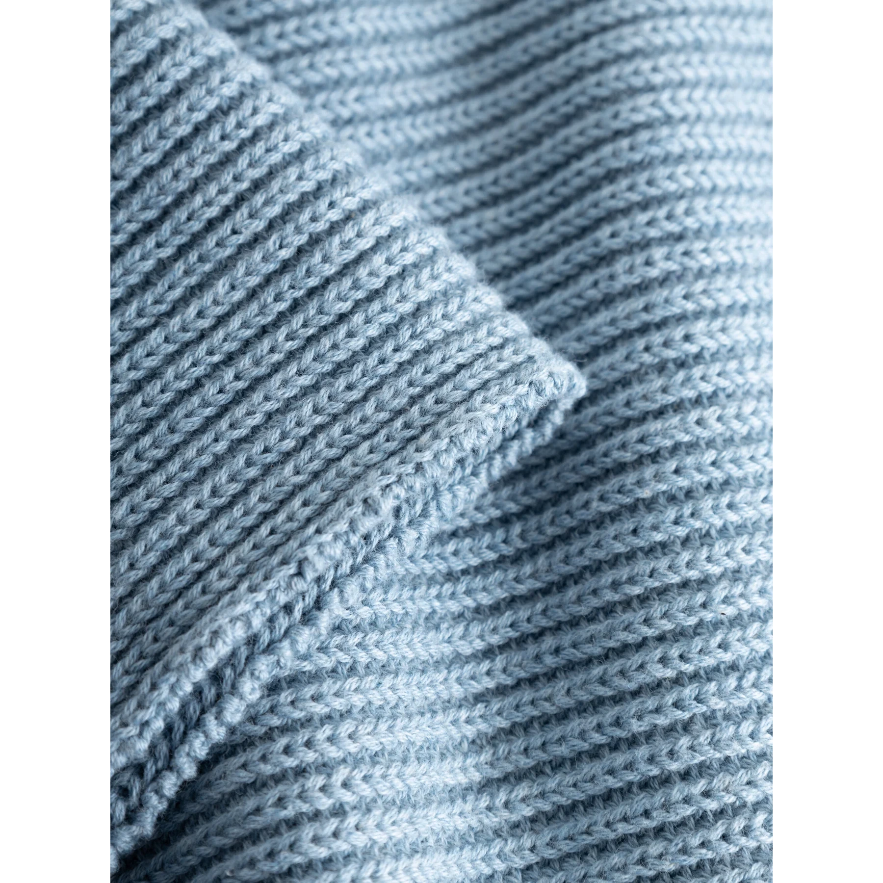 Knowledge Cotton Apparel Rib Knit Scarf