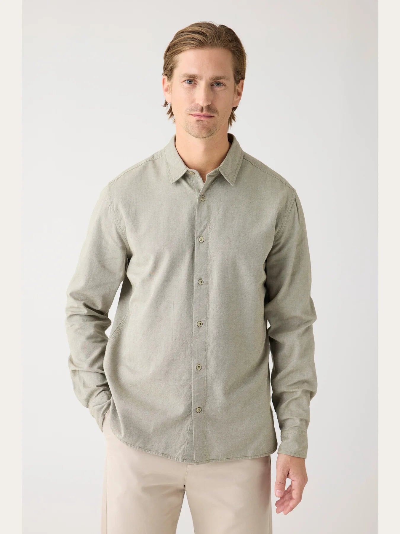 Light Twill Shirt Made Of Organic Cotton
