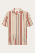 Relaxed Striped Shirt With Patch Pockets Made Of Organic Cotton