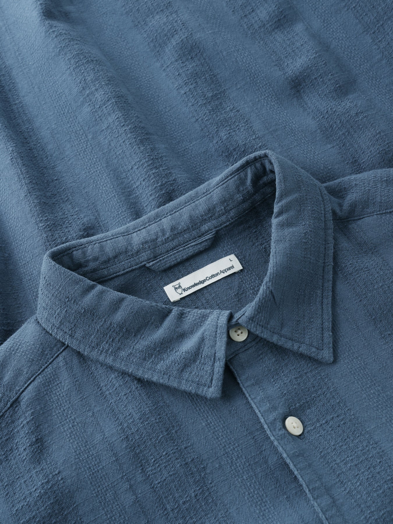 Relaxed Structure Short Sleeve Shirt Made Of Organic Cotton