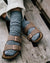 The Huison 100% Recycled Teal Fleck Socks Made Of Cotton Mix