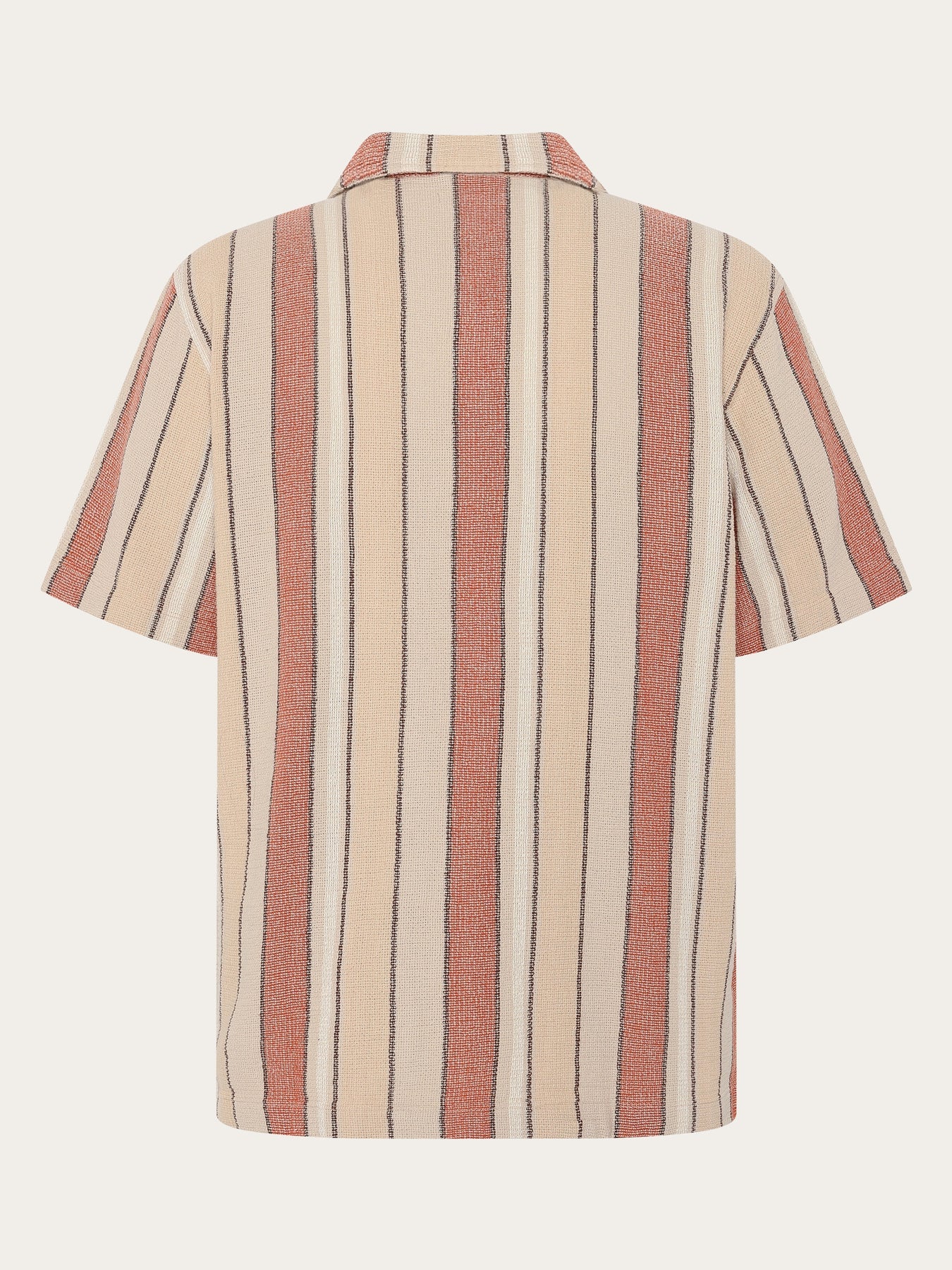 Relaxed Striped Shirt With Patch Pockets Made Of Organic Cotton