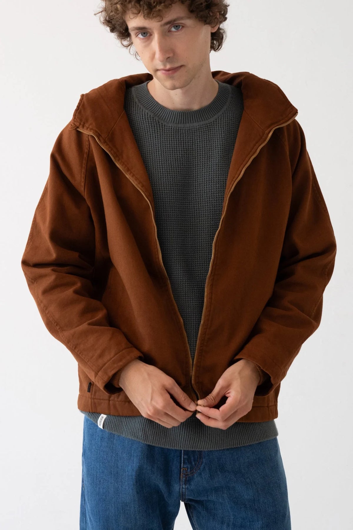Old Tiralahilacha Turina Jacket Organic Cotton In Olive Green main image 1