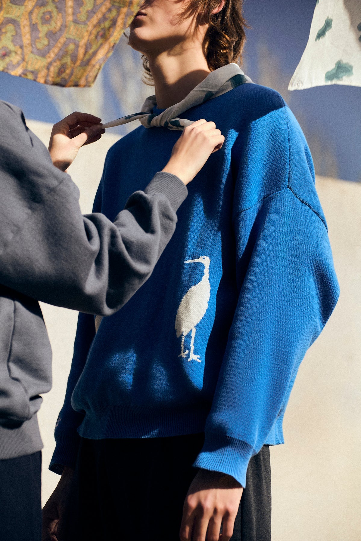 Tsuru (Crane) Sweater Made Of Organic Cotton